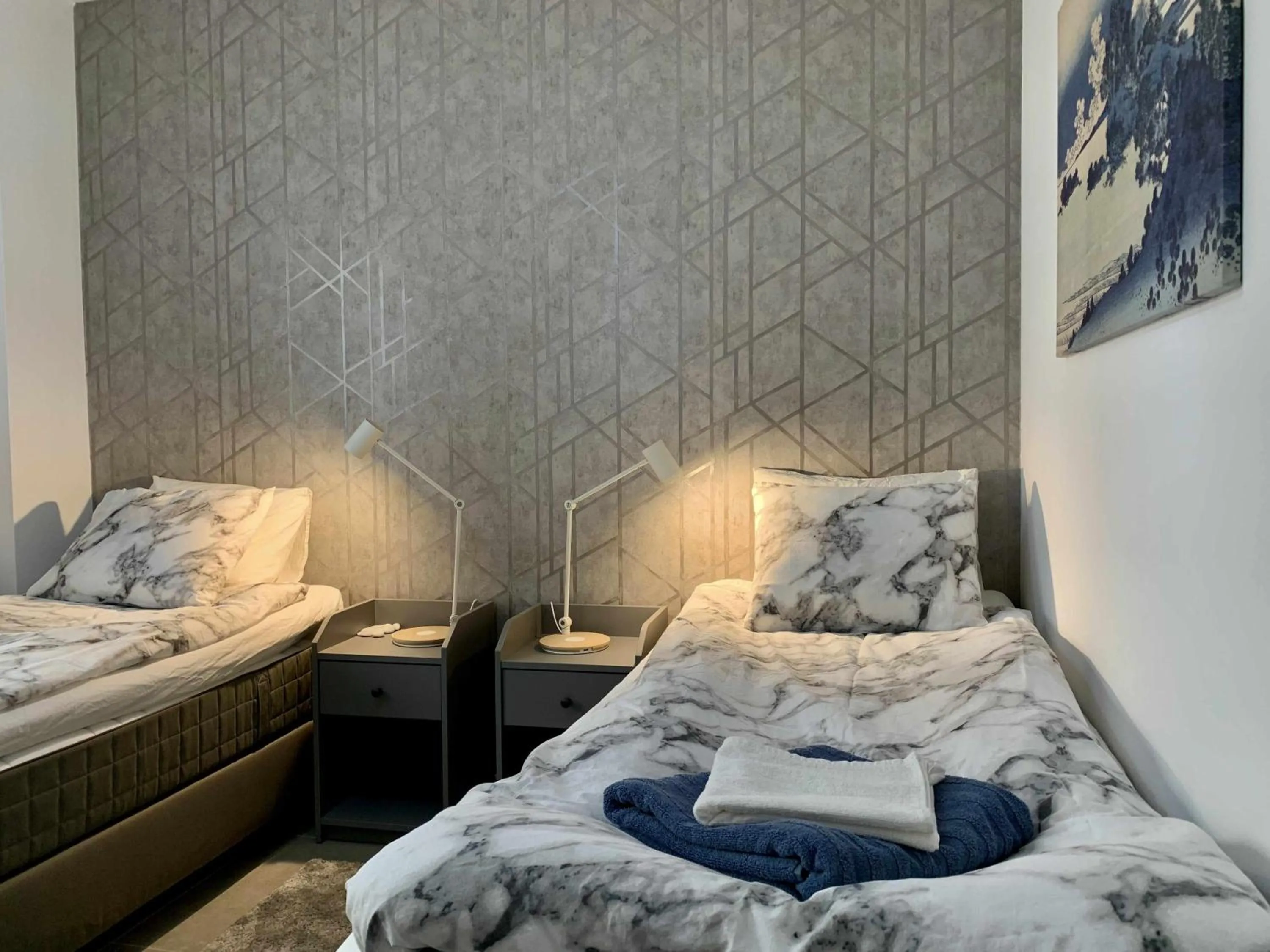 Bed in Gran terraza en Marinsa Beach Torrox