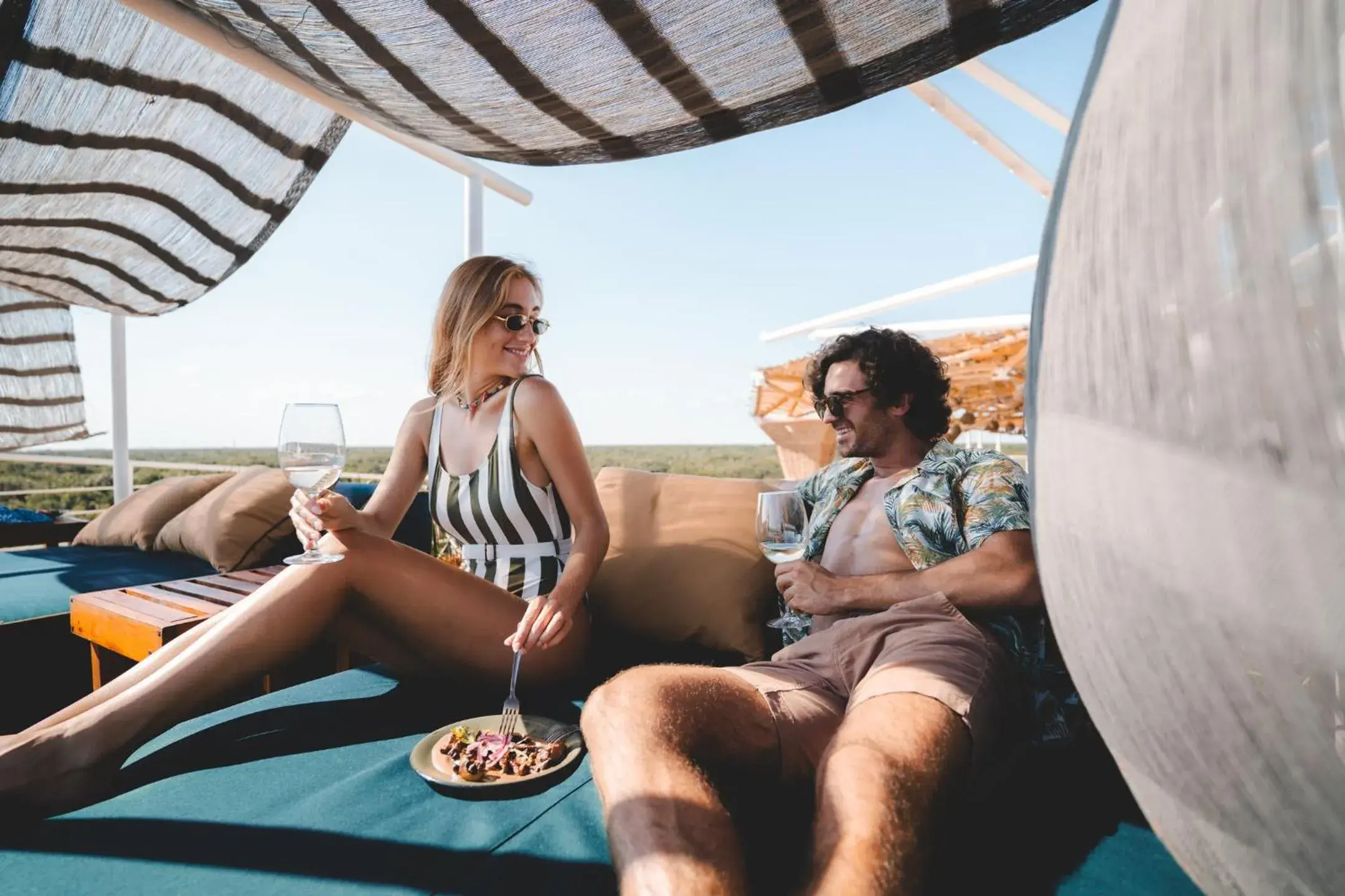 Pool view in Siente Tulum Hotel & Cenote Club Pool view in Siente Tulum Hotel & Cenote Club