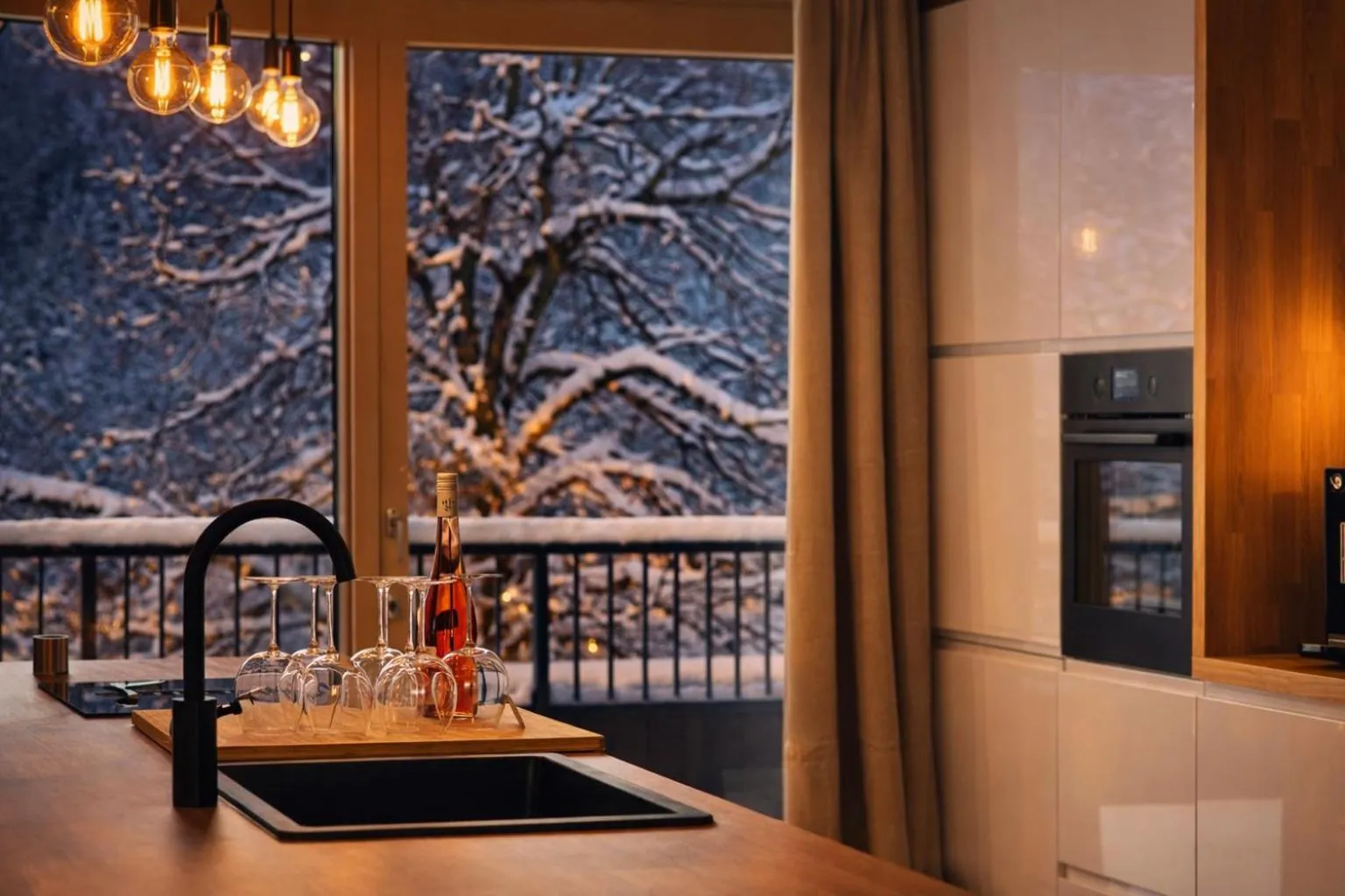 Kitchen or kitchenette in Da Alois - Alpine Premium Apartments