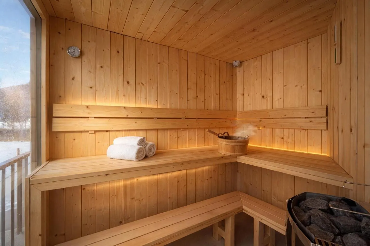 Sauna in Da Alois - Alpine Premium Apartments