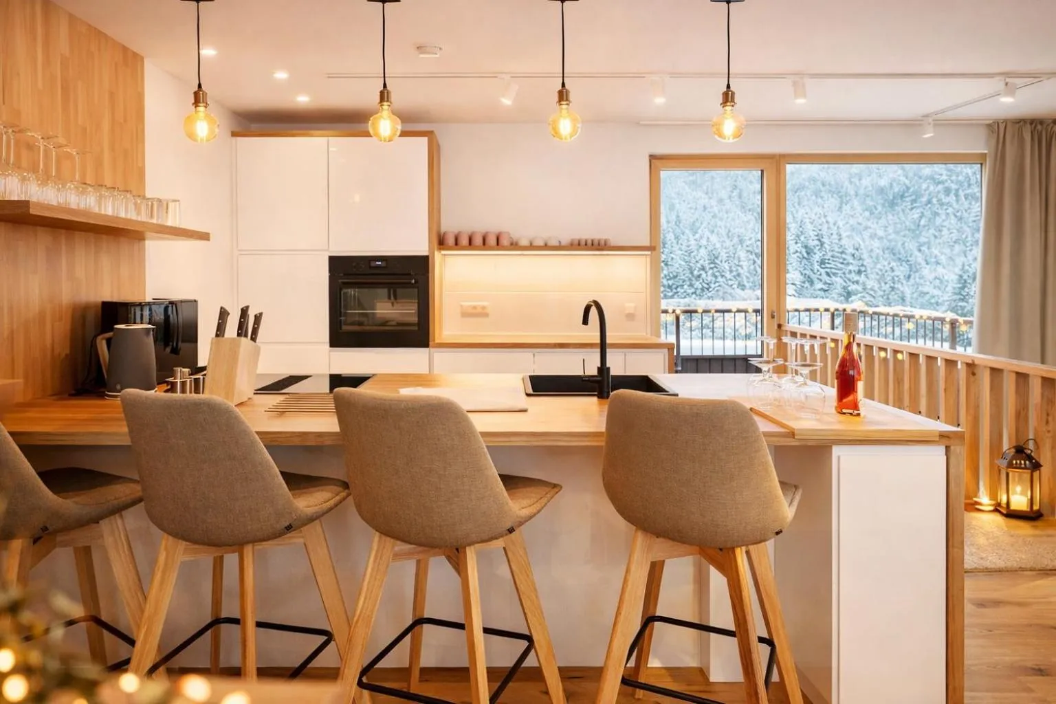 Kitchen or kitchenette in Da Alois - Alpine Premium Apartments