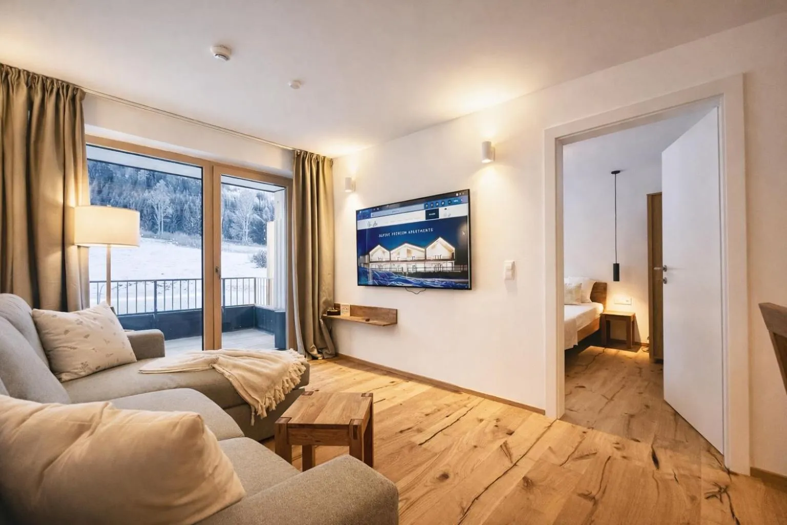 Communal lounge/ TV room in Da Alois - Alpine Premium Apartments