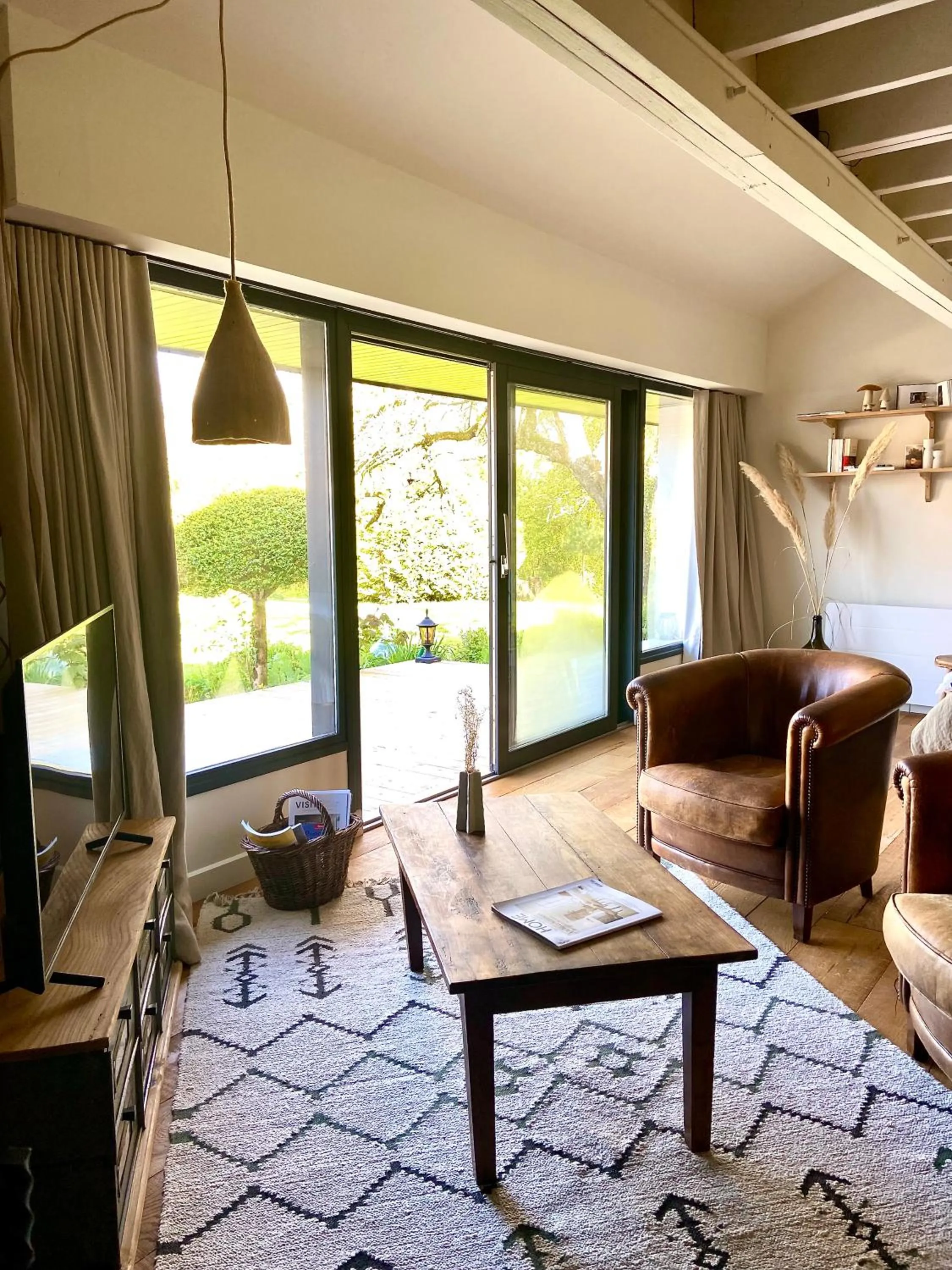 Living room in Un matin de mai, Côte d'Opale