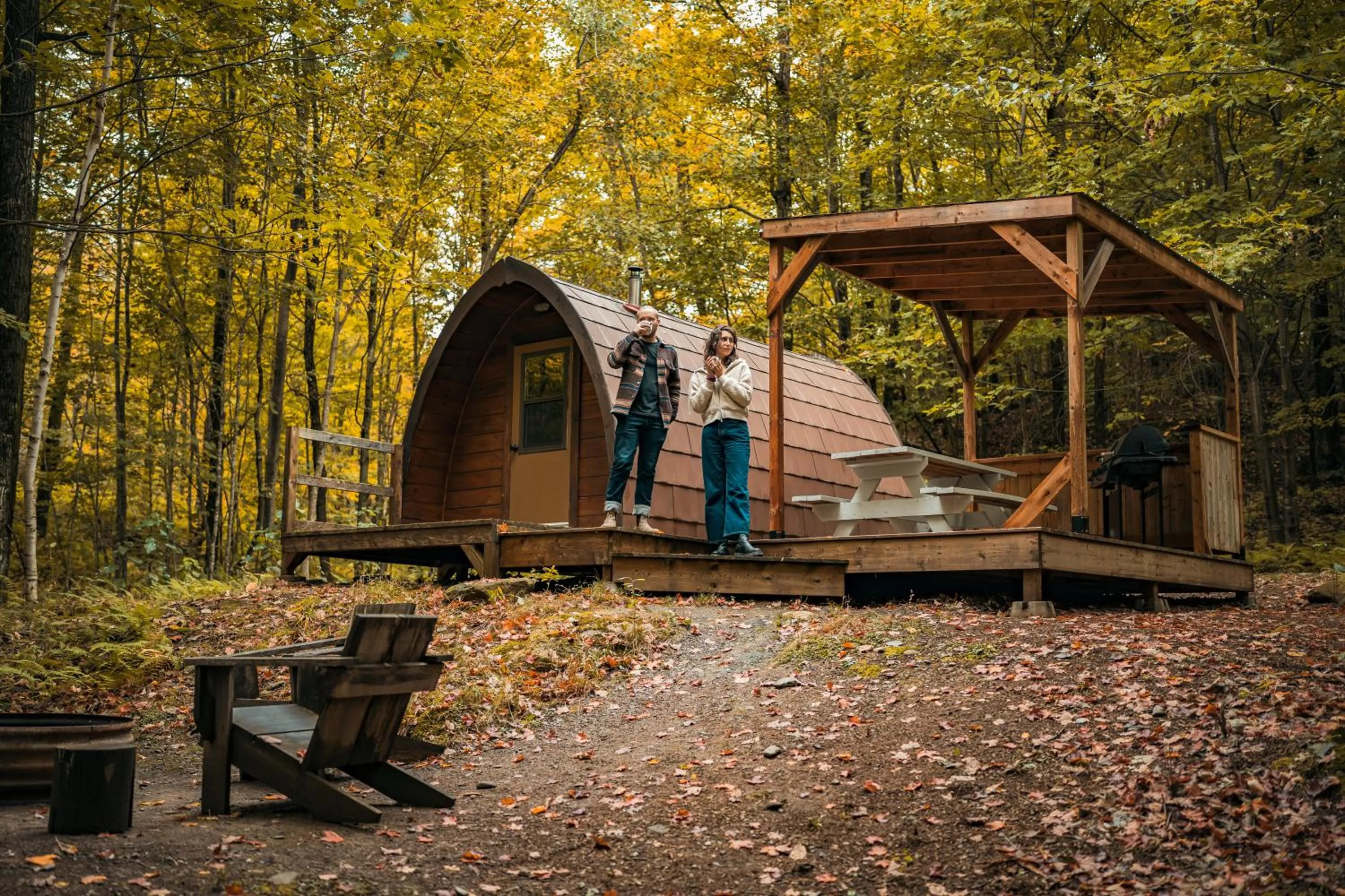 View (from property/room) in Station Chene rouge