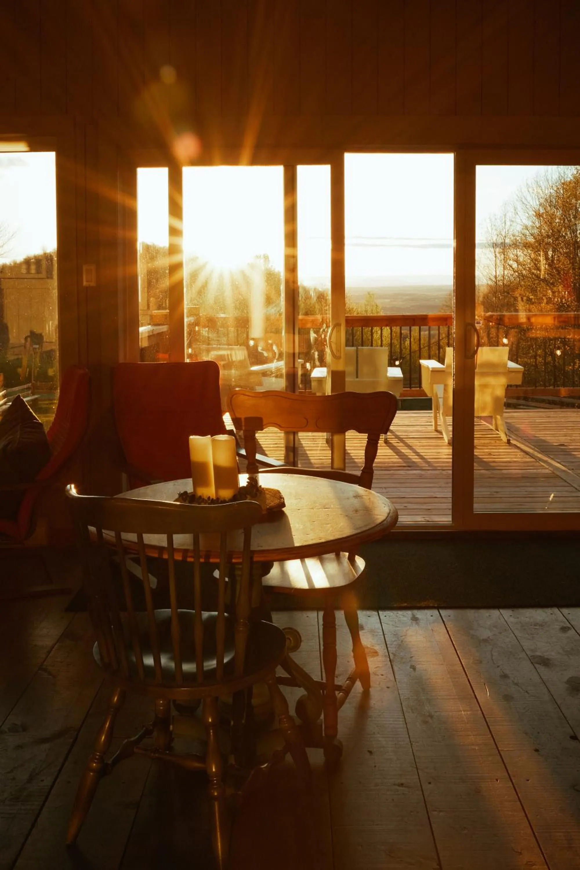 Communal kitchen in Station Chene rouge