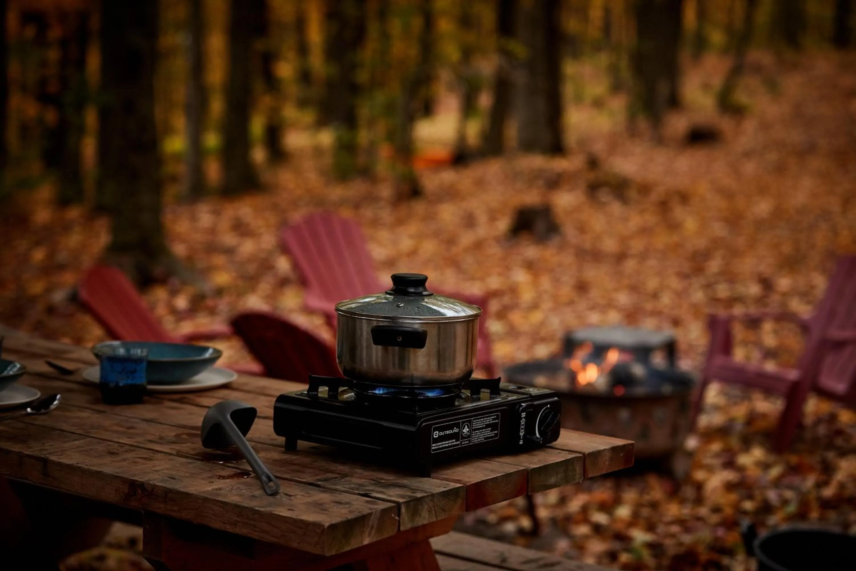 Communal kitchen in Station Chene rouge