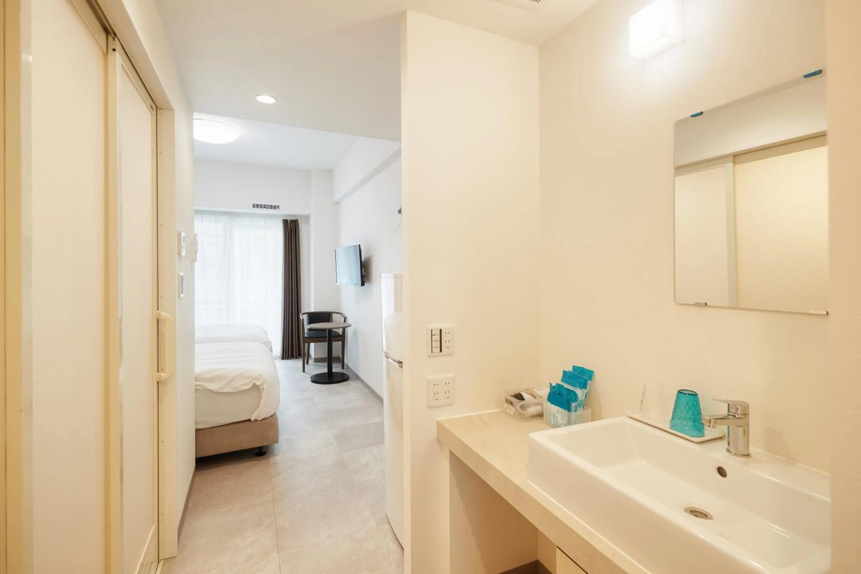 Photo of the whole room, Bed in BiBi Hotel Naminoue