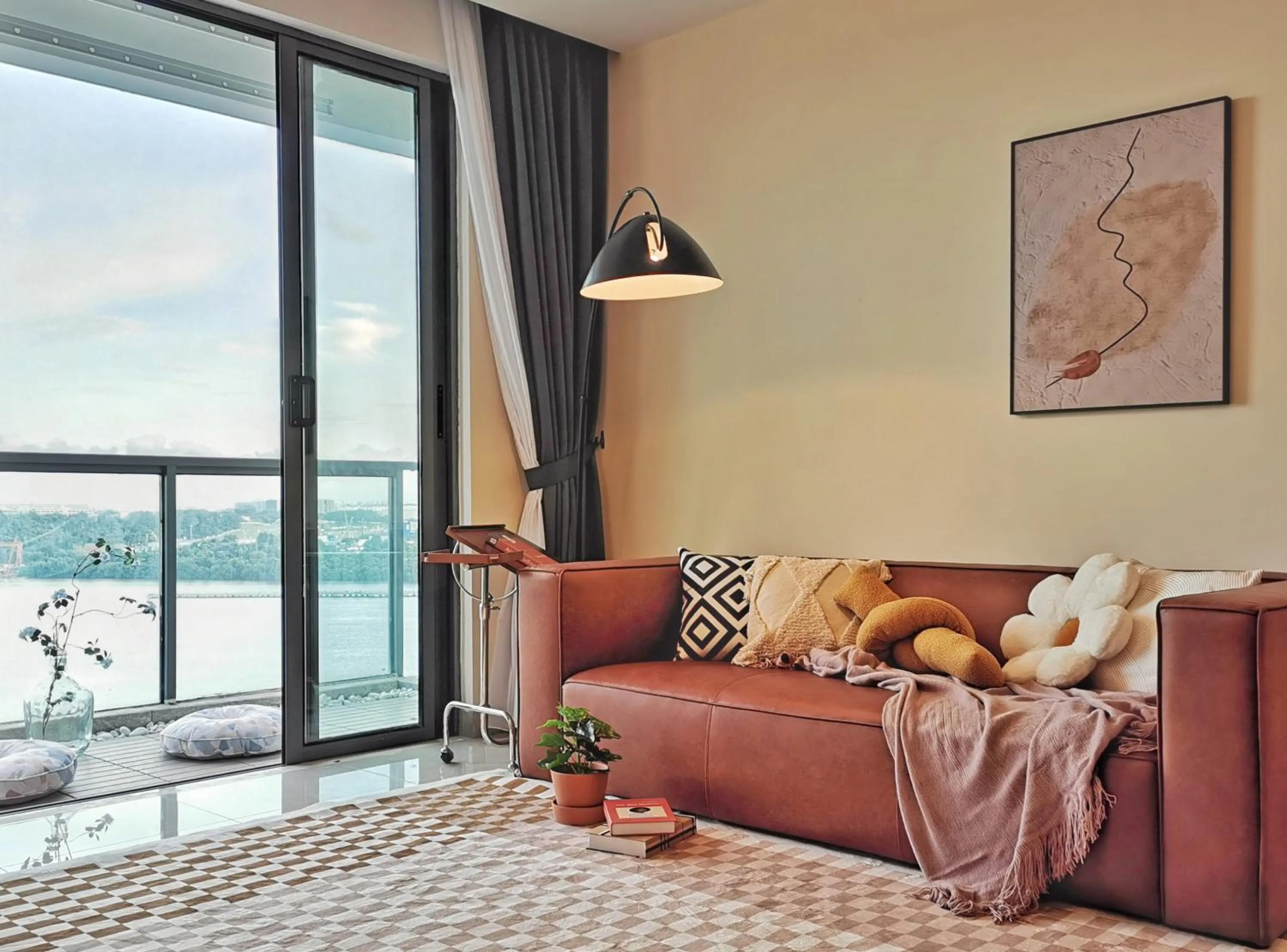 Living room in Yussy Homestay at R&F Princess Cove