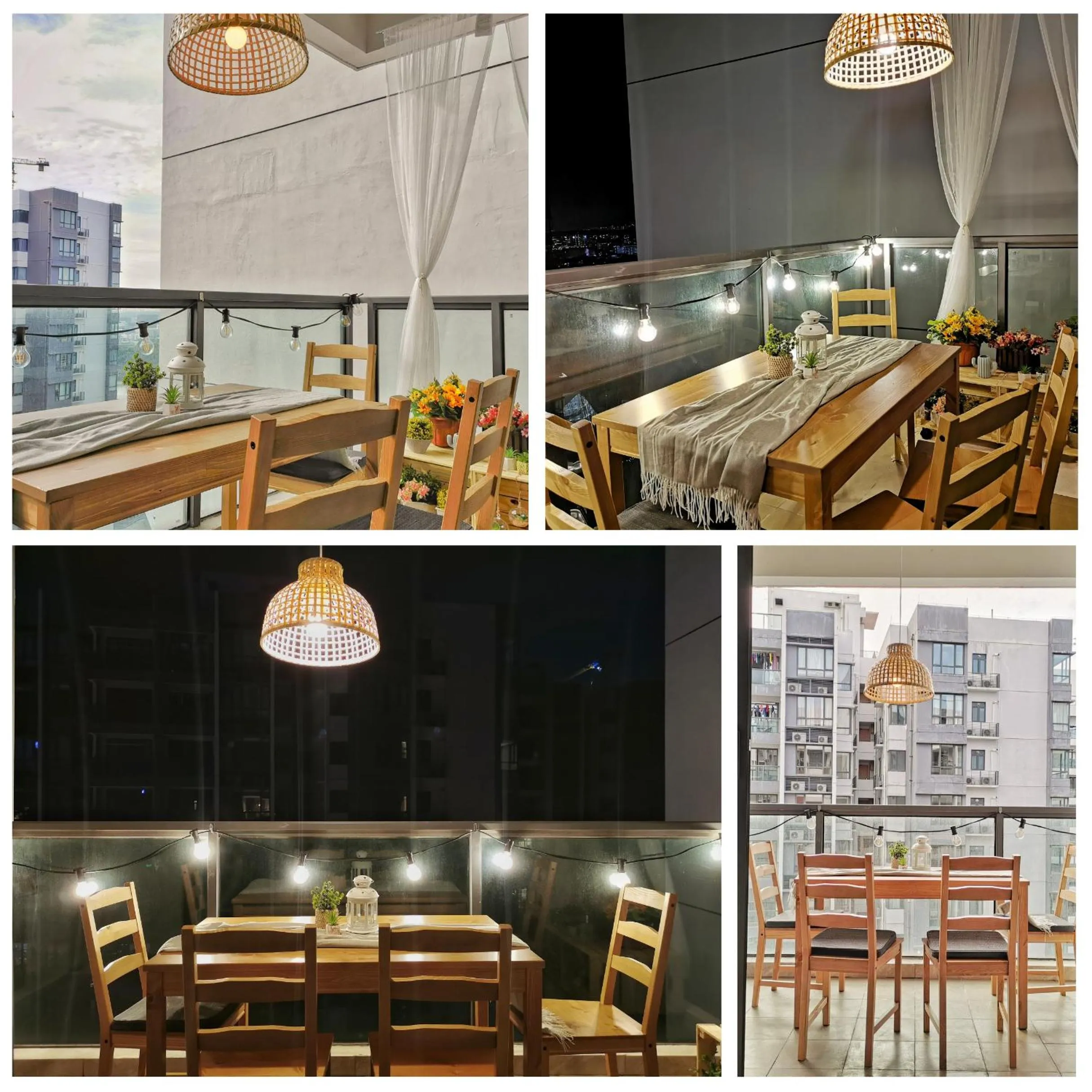 Balcony/Terrace in Yussy Homestay at R&F Princess Cove