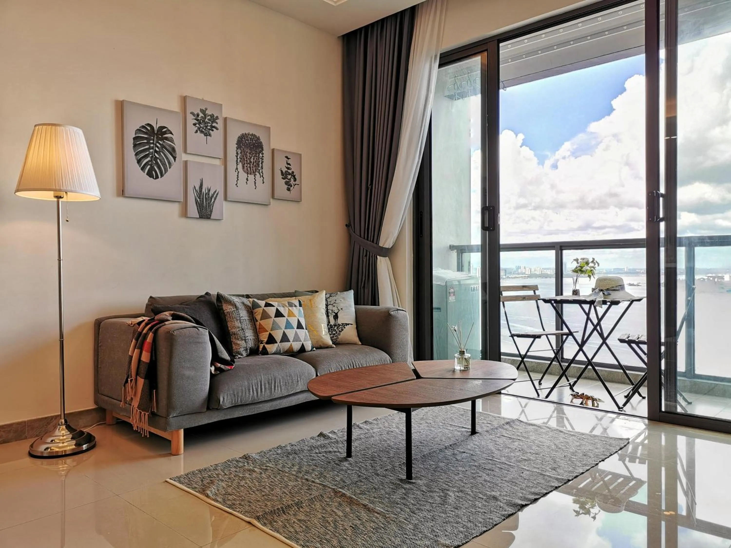 Living room in Yussy Homestay at R&F Princess Cove