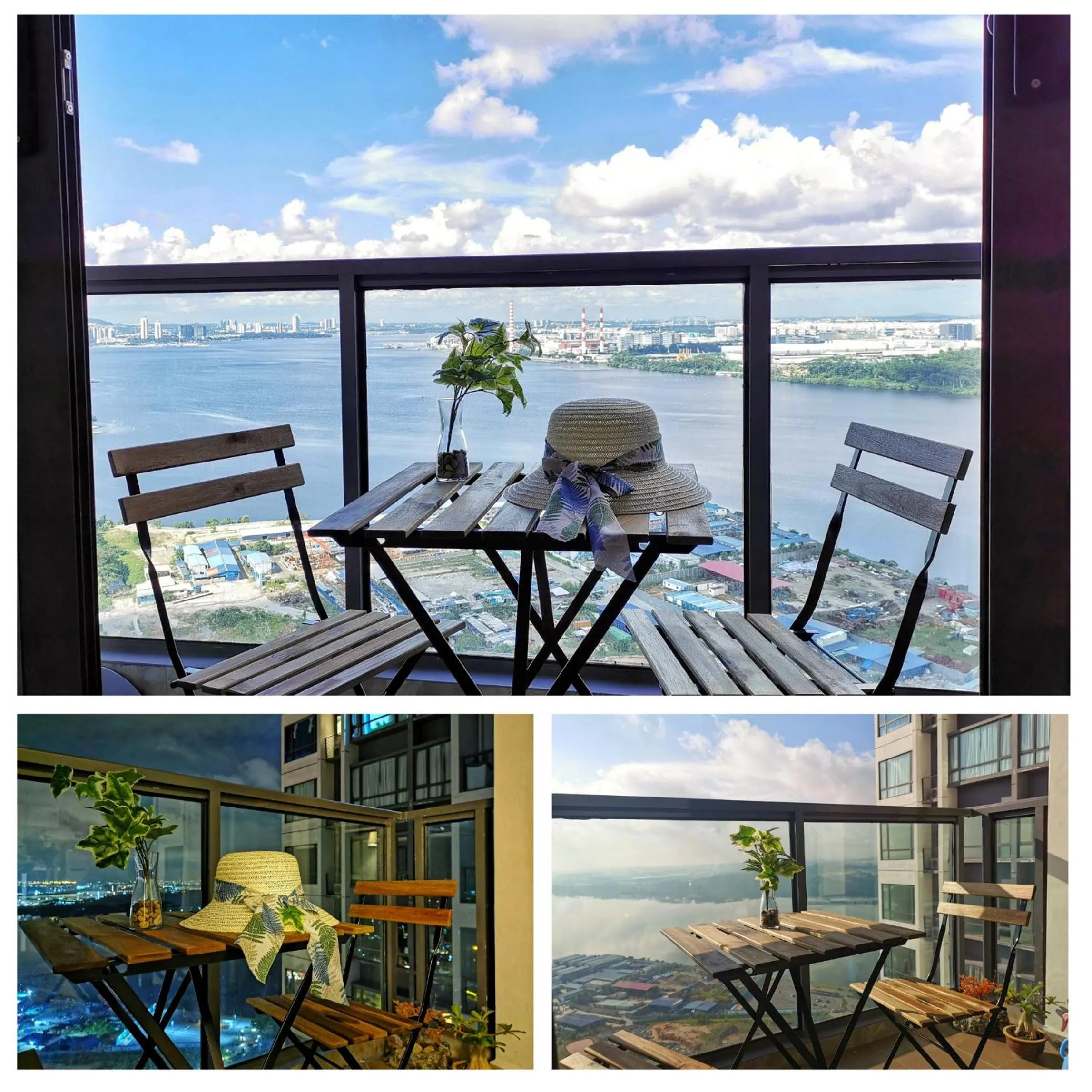 Balcony/Terrace in Yussy Homestay at R&F Princess Cove