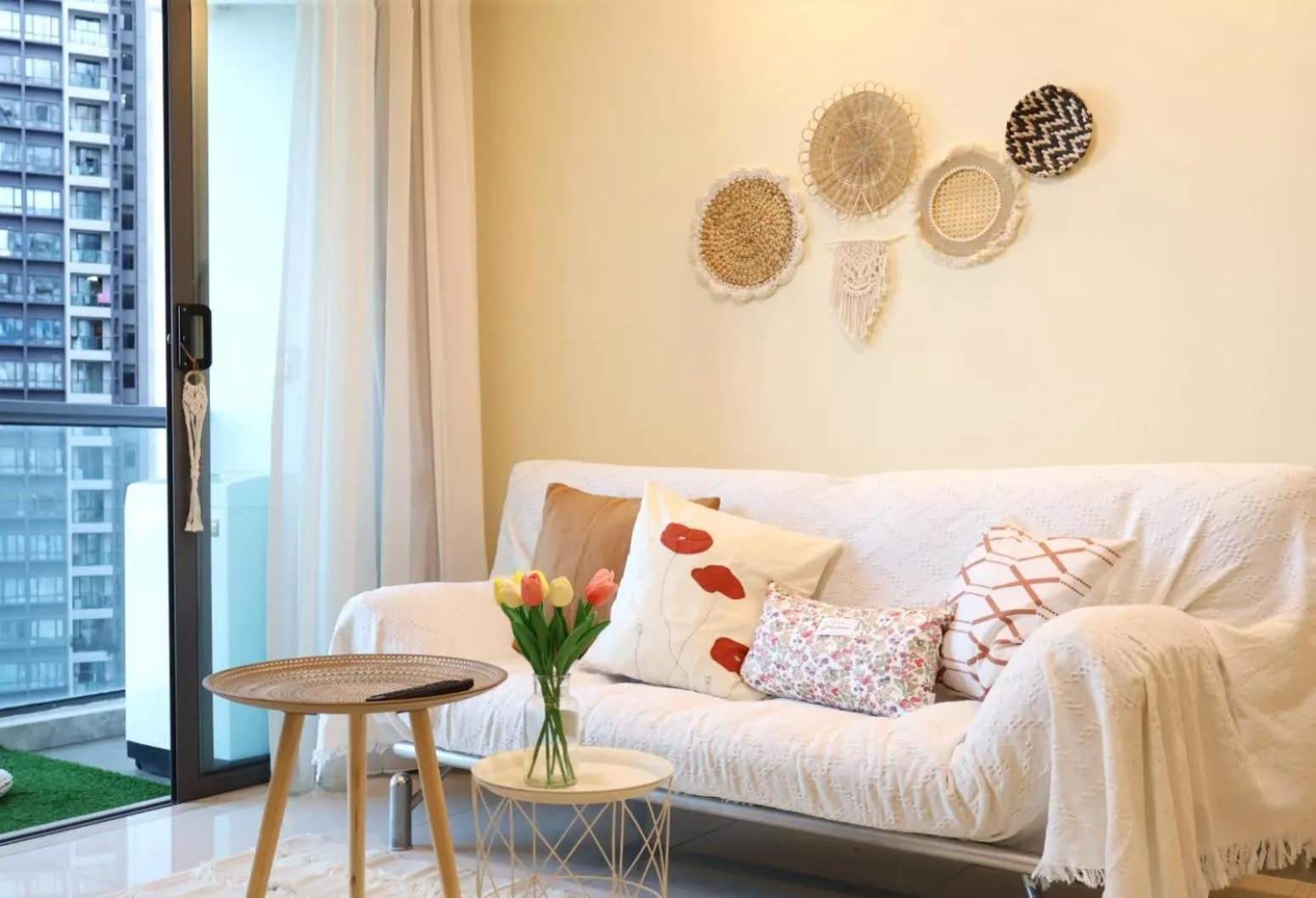 Living room in Yussy Homestay at R&F Princess Cove