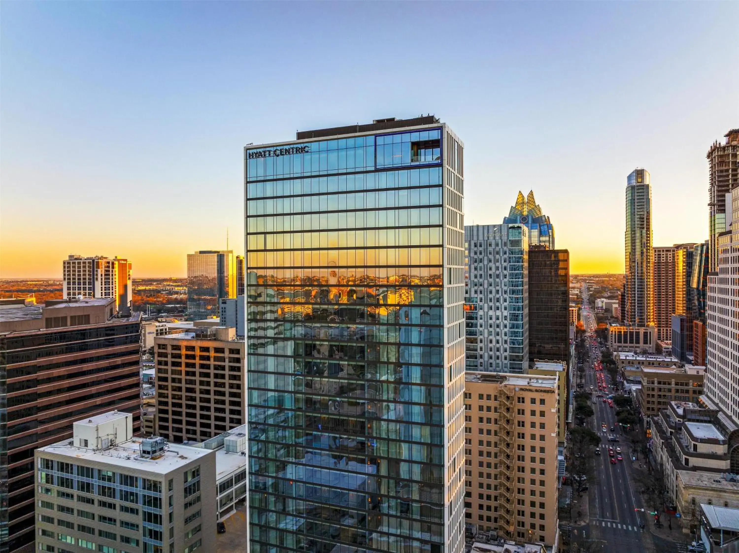 Property building in Hyatt Centric Congress Avenue Austin Property building in Hyatt Centric Congress Avenue Austin