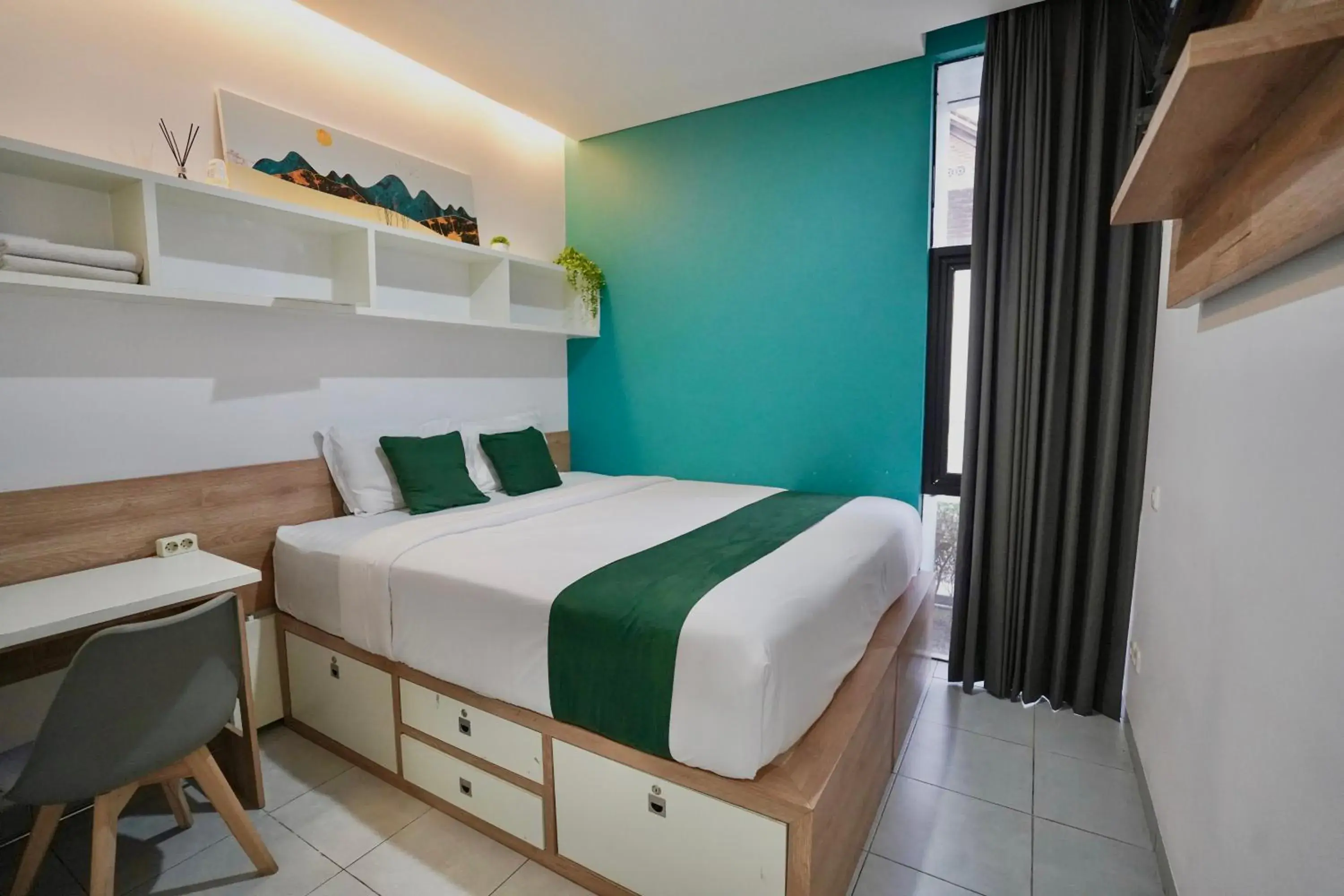 Bedroom, Bed in OFO Kost Premium Kampung Inggris Pare Syariah Mitra RedDoorz Bedroom, Bed in OFO Kost Premium Kampung Inggris Pare Syariah Mitra RedDoorz