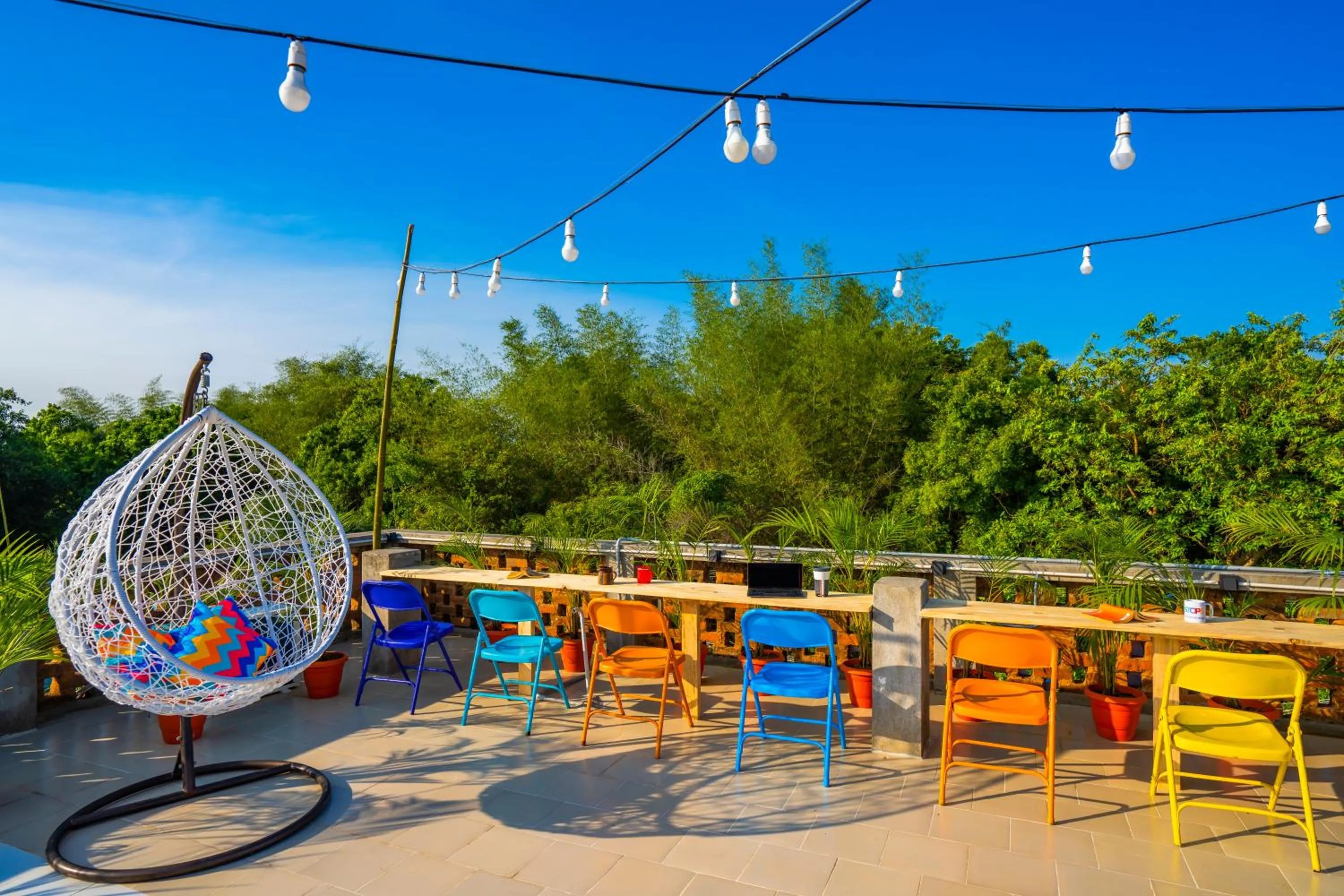 Balcony/Terrace in goSTOPS Pondicherry Near Auroville