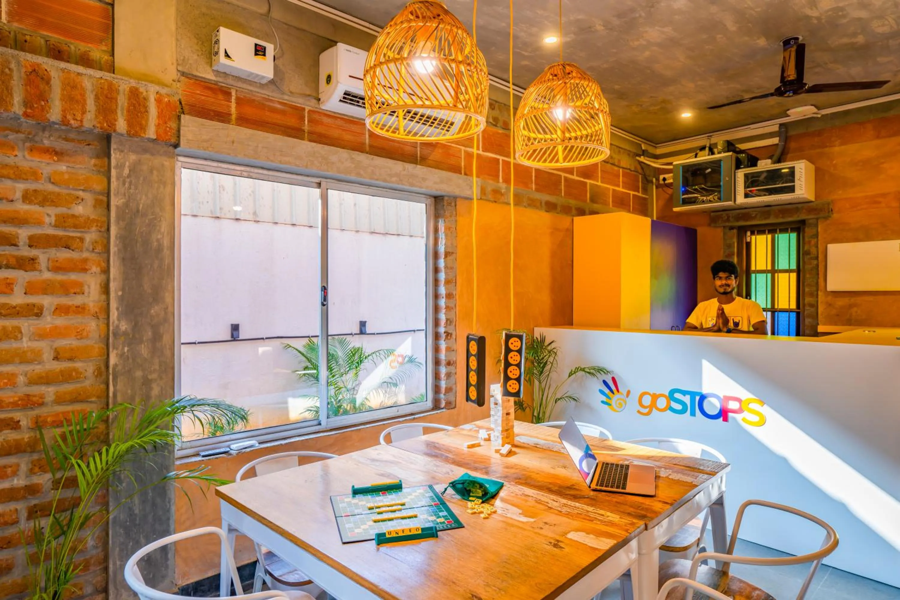 Lobby or reception in goSTOPS Pondicherry Near Auroville