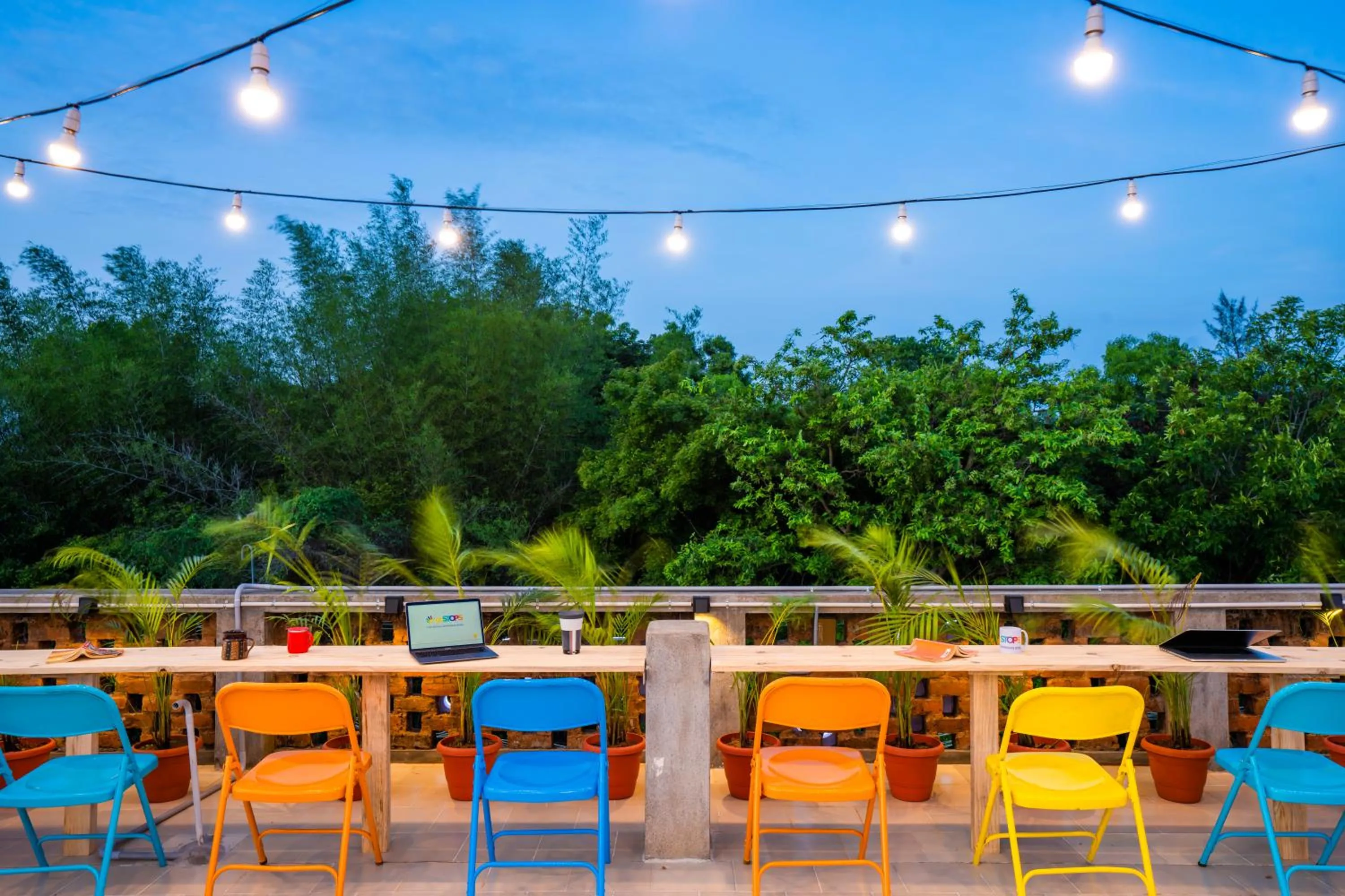 View (from property/room) in goSTOPS Pondicherry Near Auroville