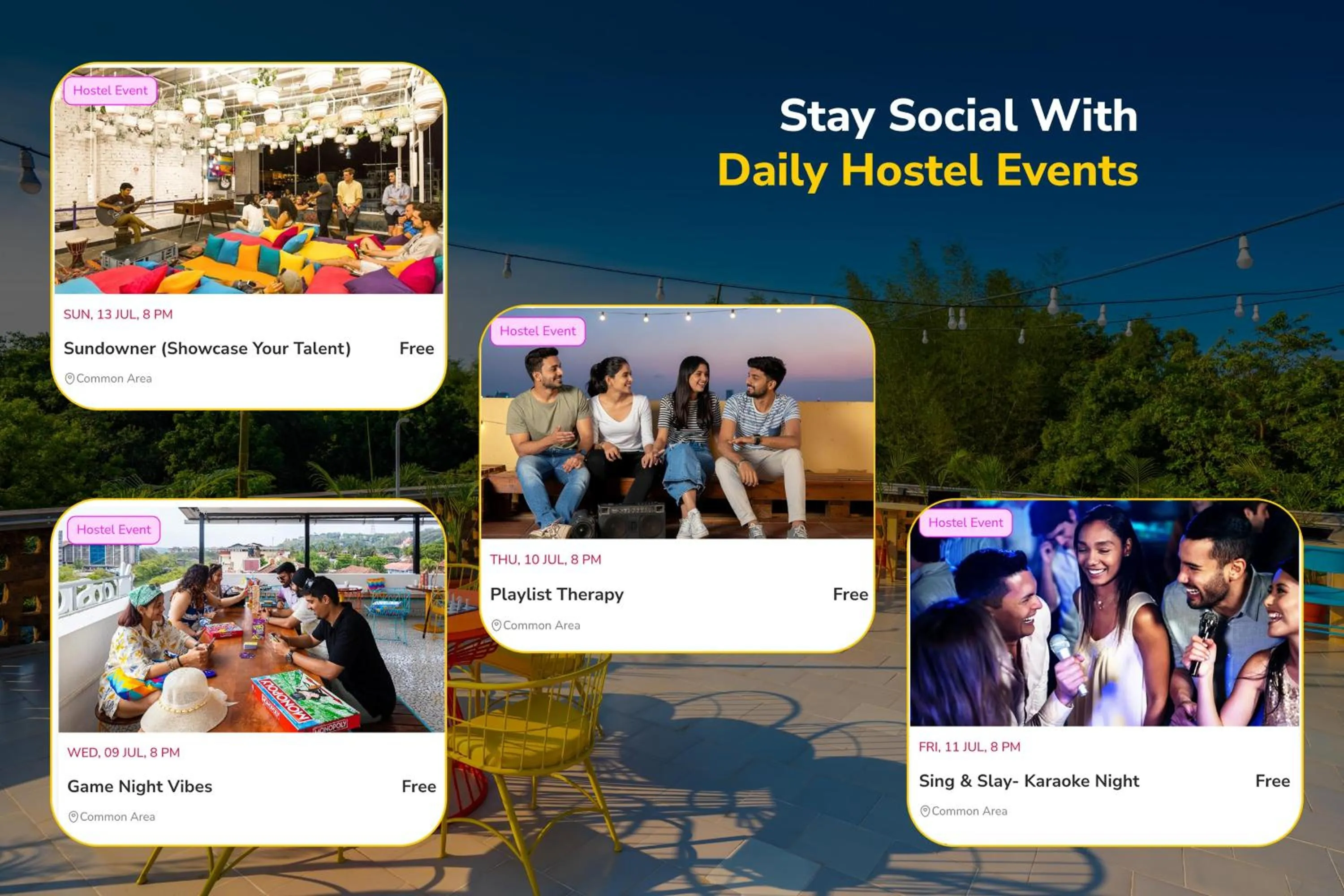 Text overlay in goSTOPS Pondicherry Near Auroville