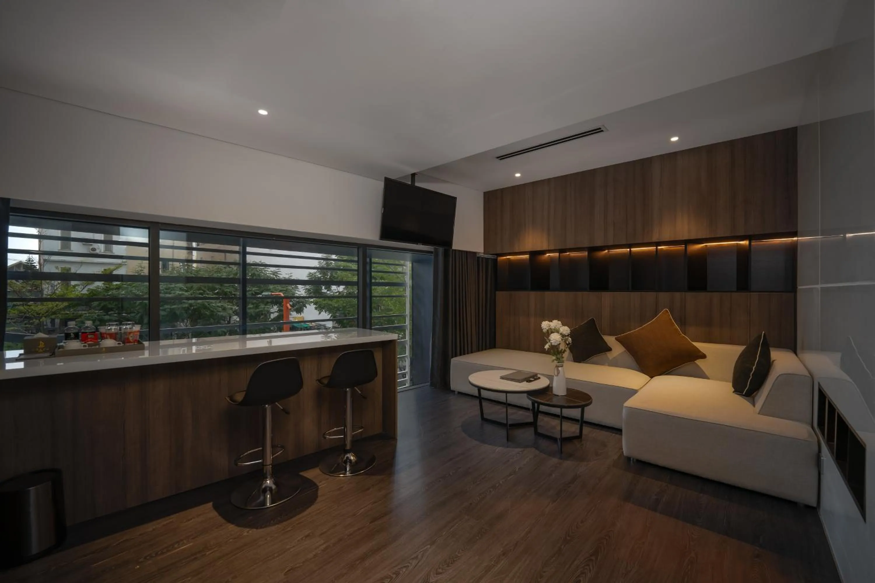 Seating area in Draco Hotel & Suites