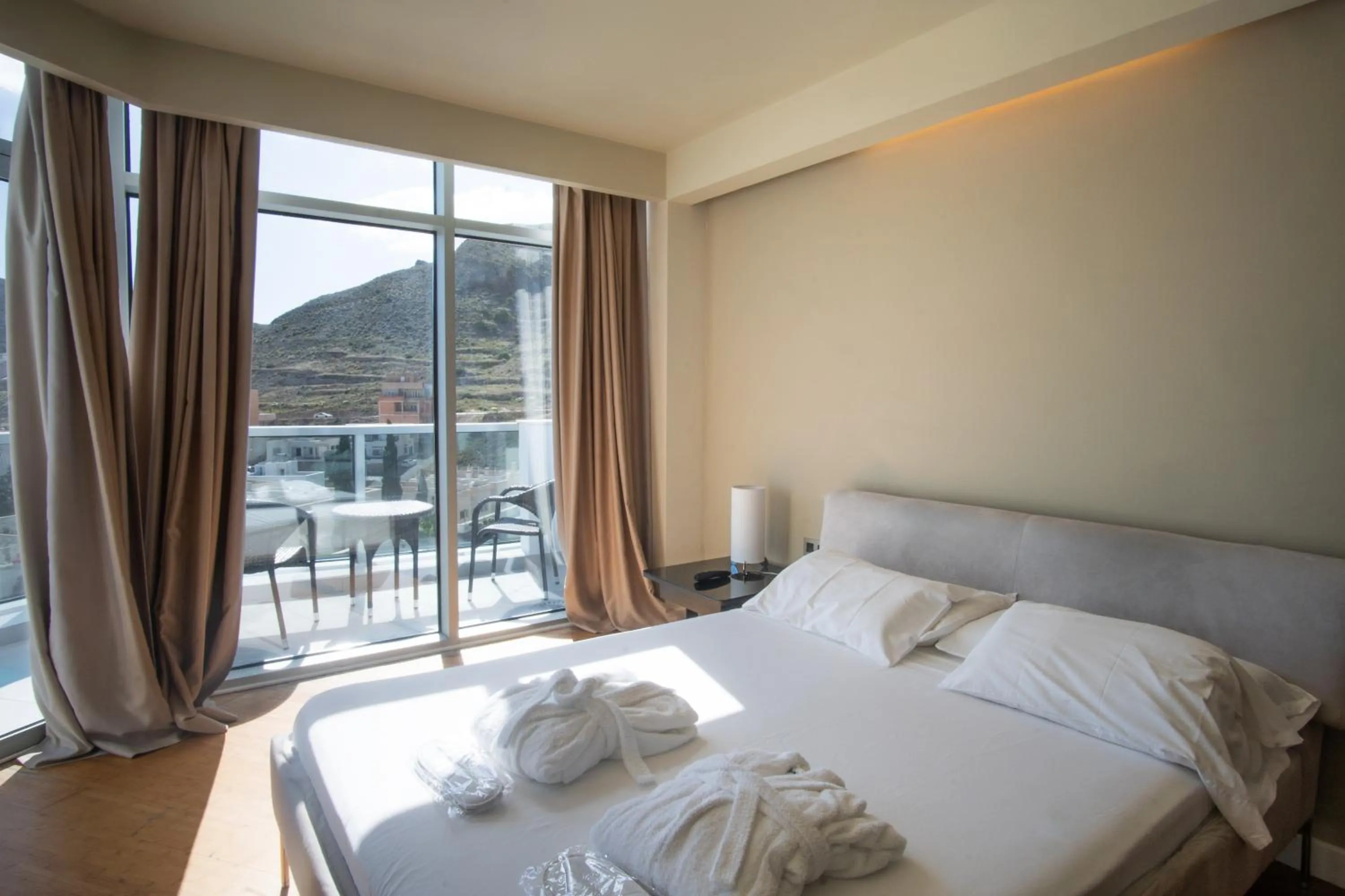 Sea view, Bed in Hotel Carboneras Cabo de Gata Spa