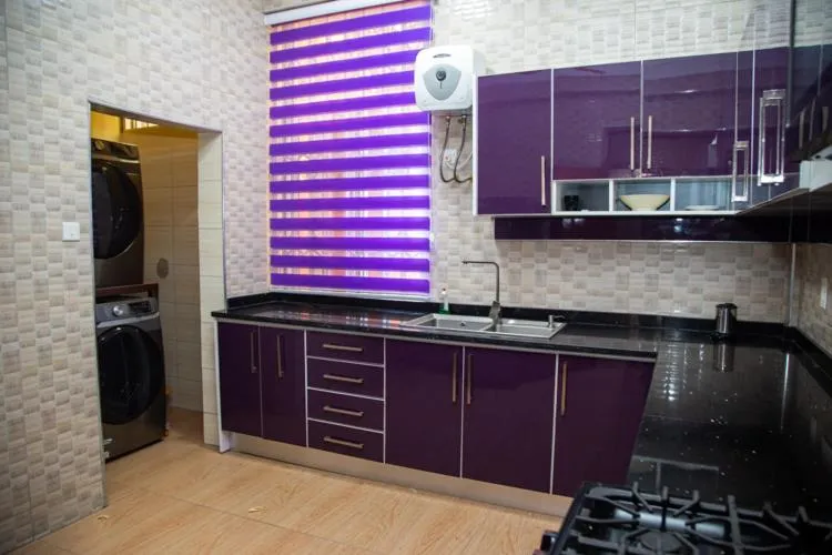 Kitchen or kitchenette in Macoba Luxury Apartments