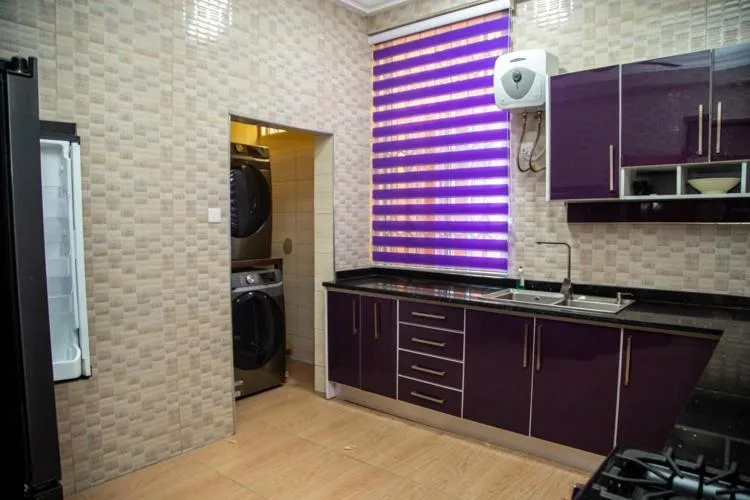 Kitchen or kitchenette in Macoba Luxury Apartments