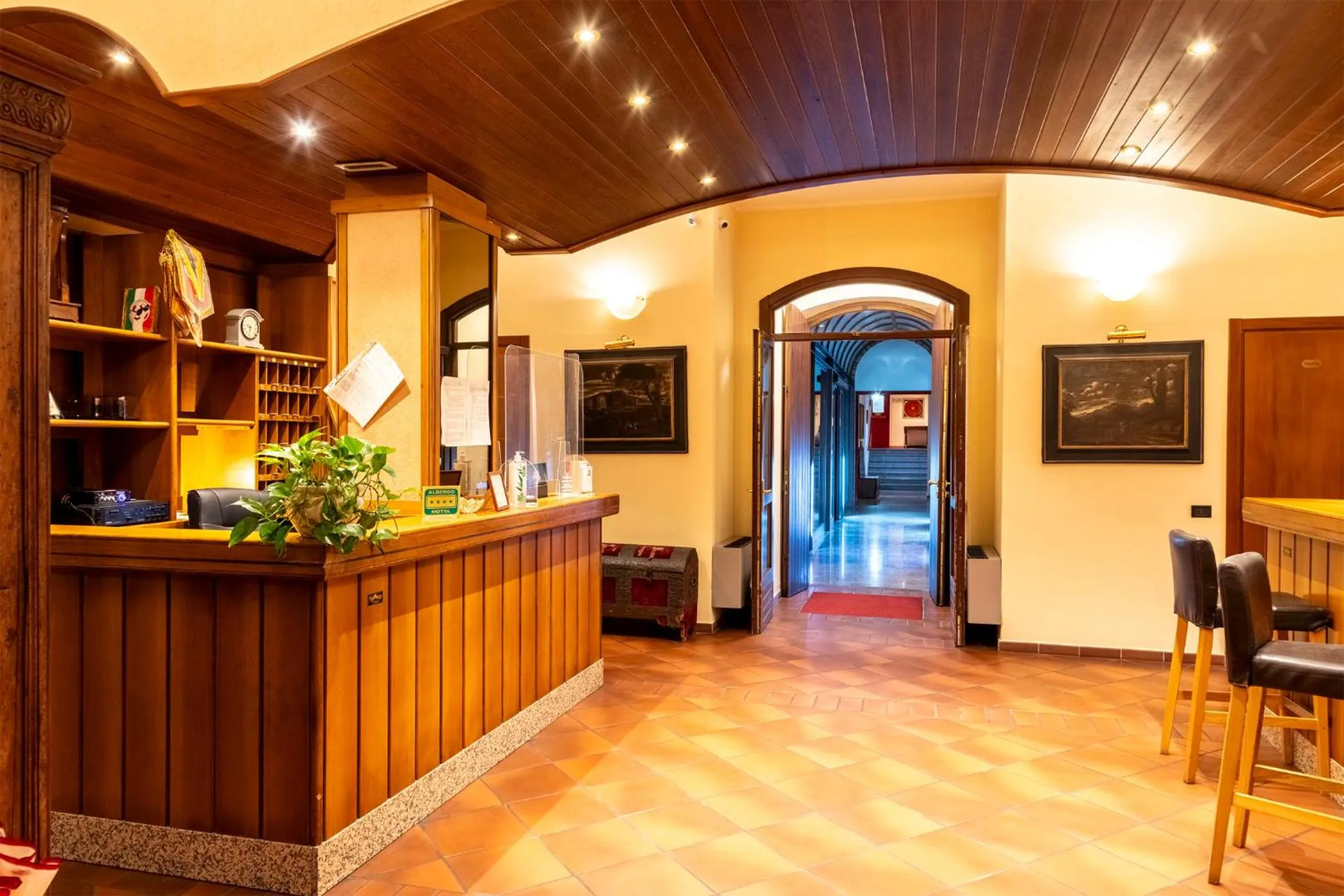 Lobby or reception in Hotel Vecchio Casello