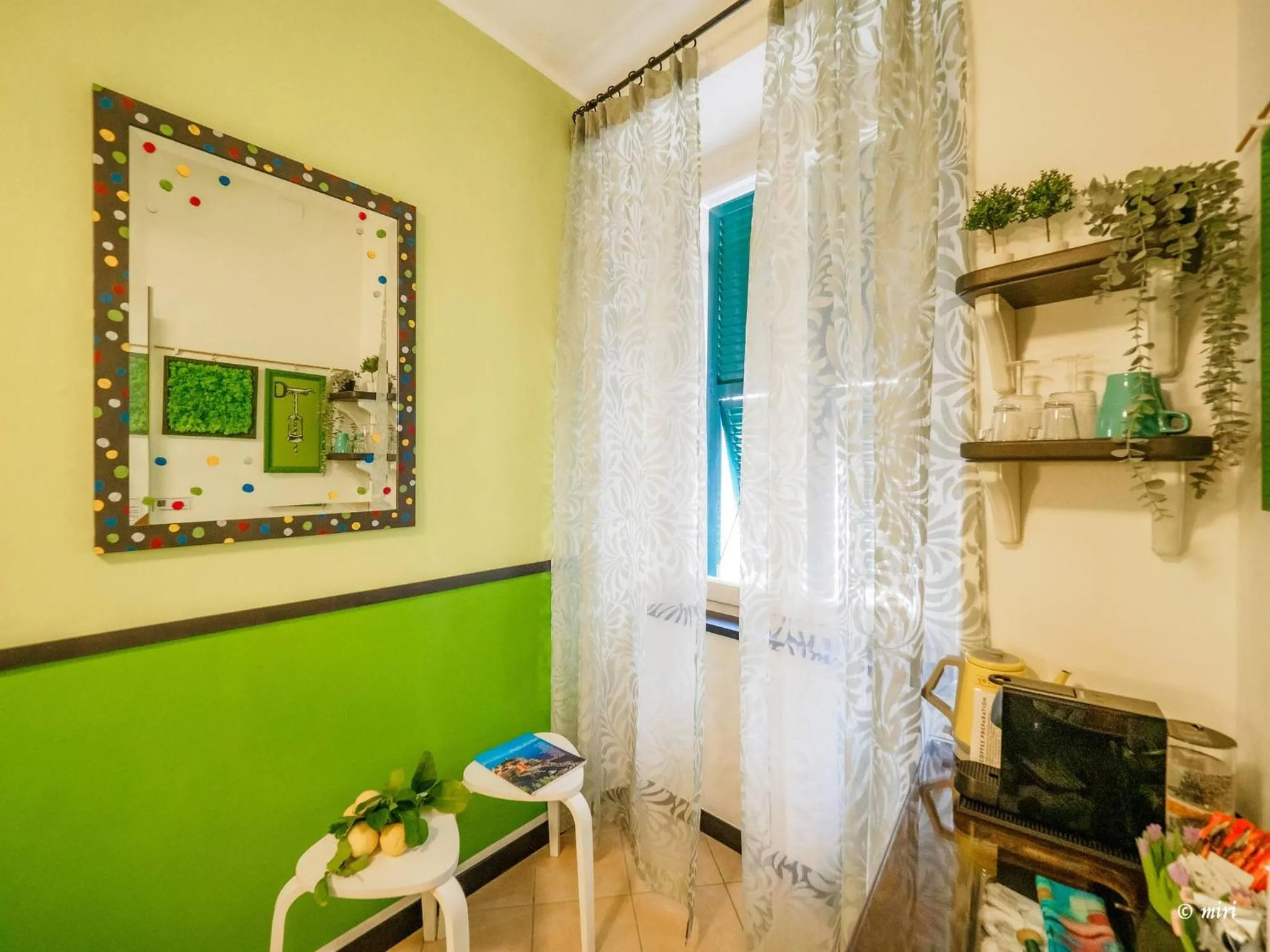 Bed in Carmelina Tiny Village Room