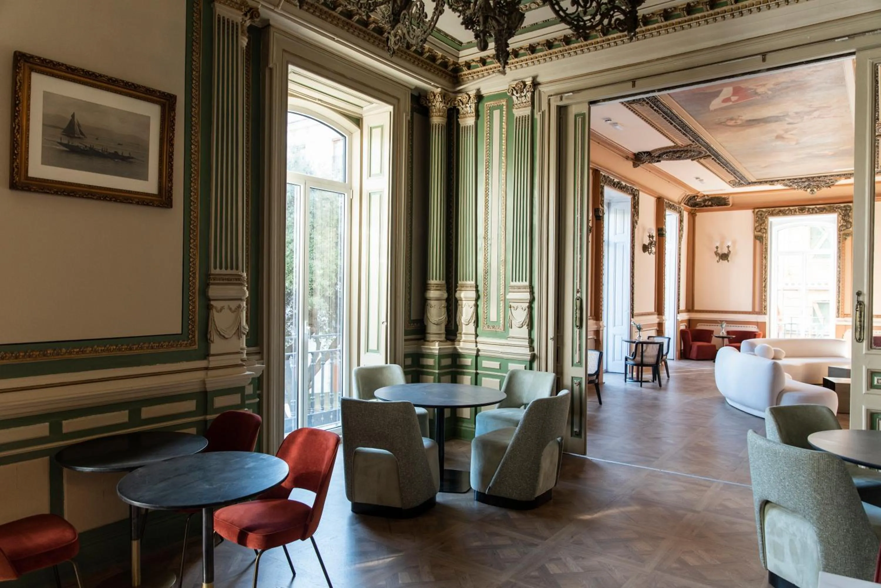 Living room in Soho Boutique Palacio de Pombo