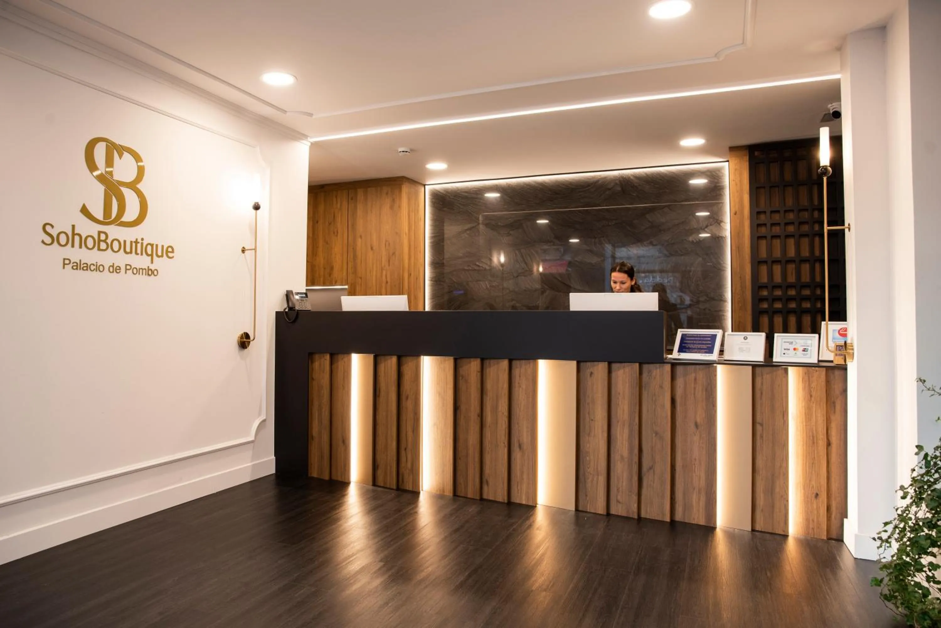 Lobby or reception in Soho Boutique Palacio de Pombo