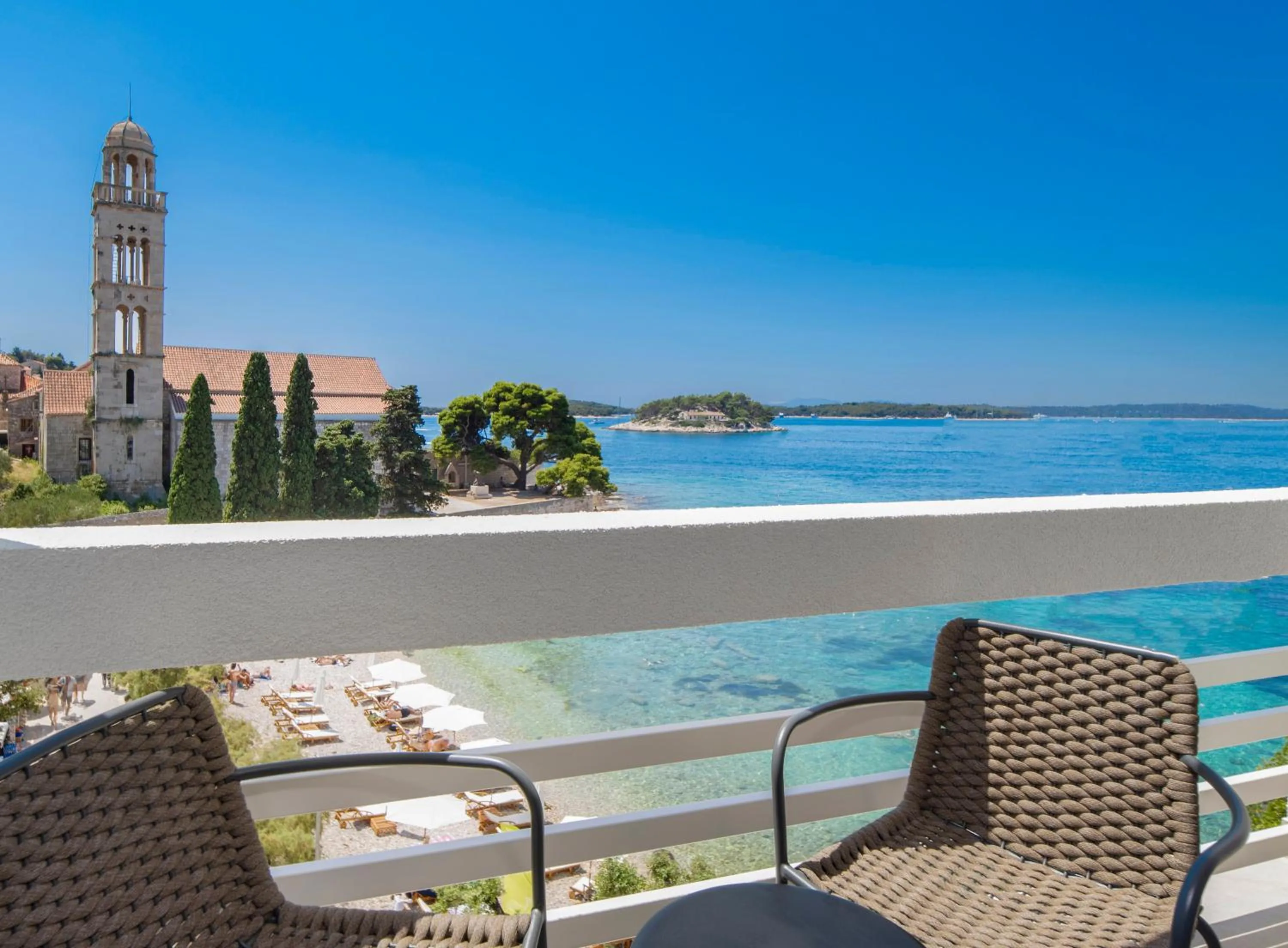 Balcony/Terrace in Beach Bay Hvar Hotel