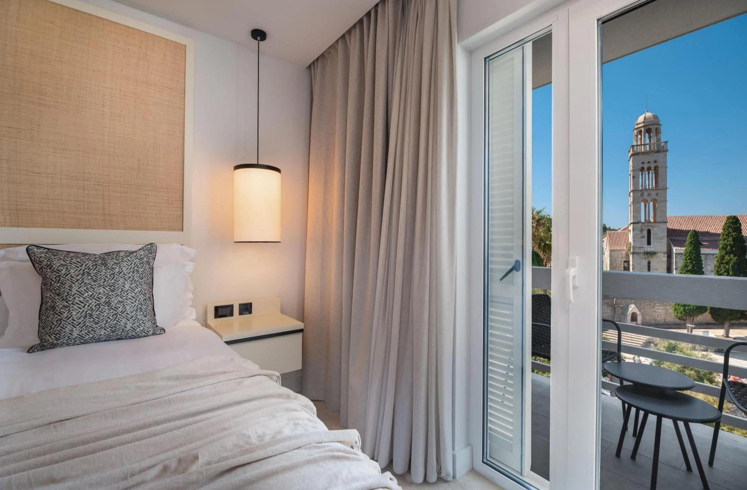 Bed in Beach Bay Hvar Hotel