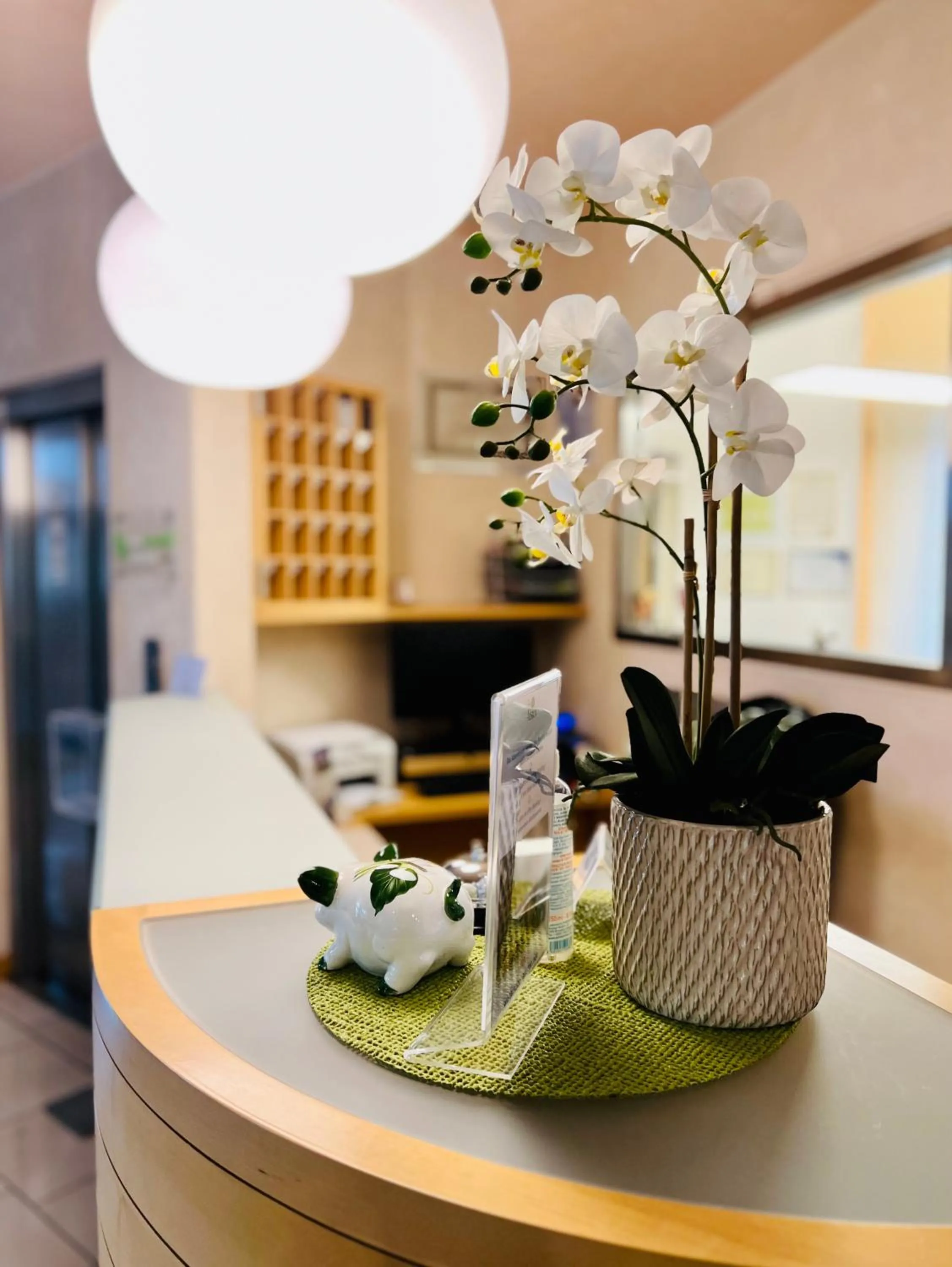 Lobby or reception in Eco Hotel Ariston