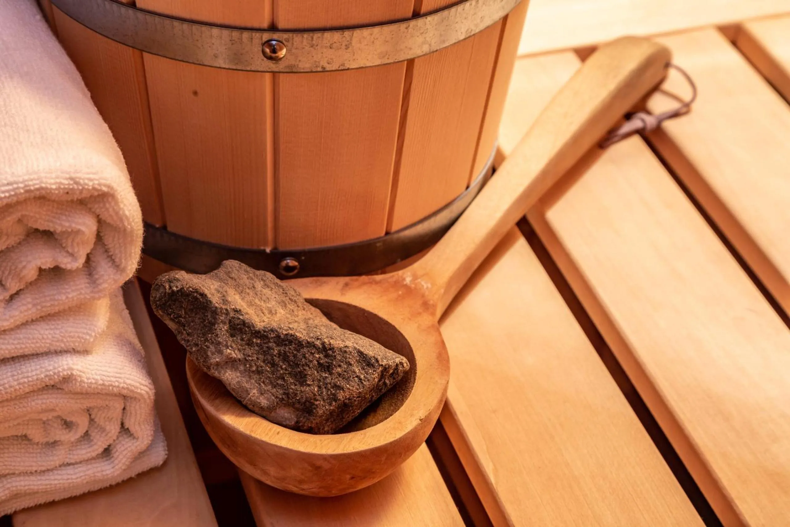 Sauna in Eco Hotel Ariston