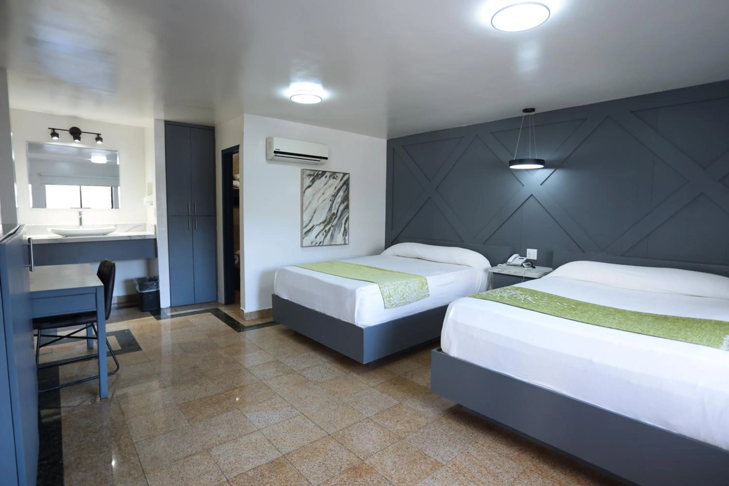 Bed in Hotel Aqua Rio