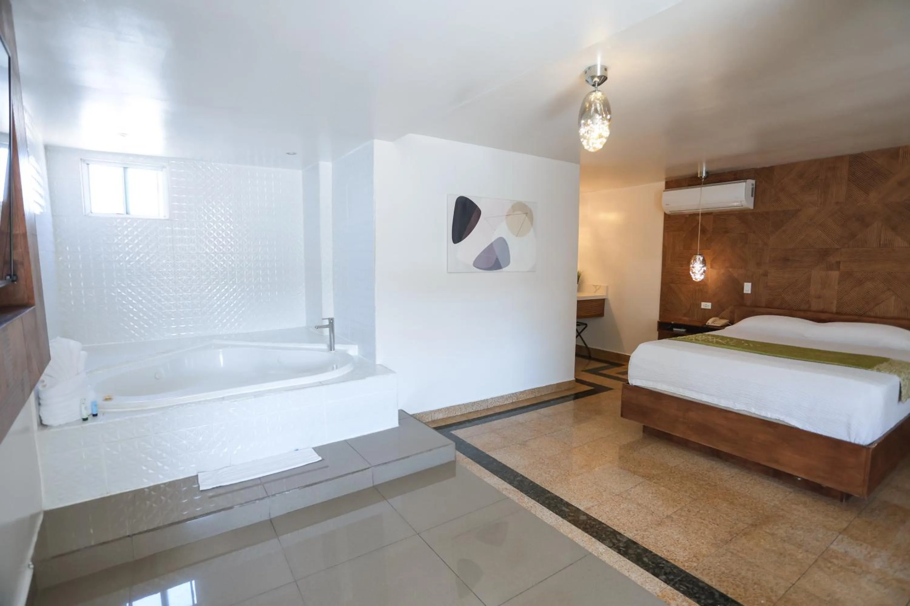 Bed in Hotel Aqua Rio