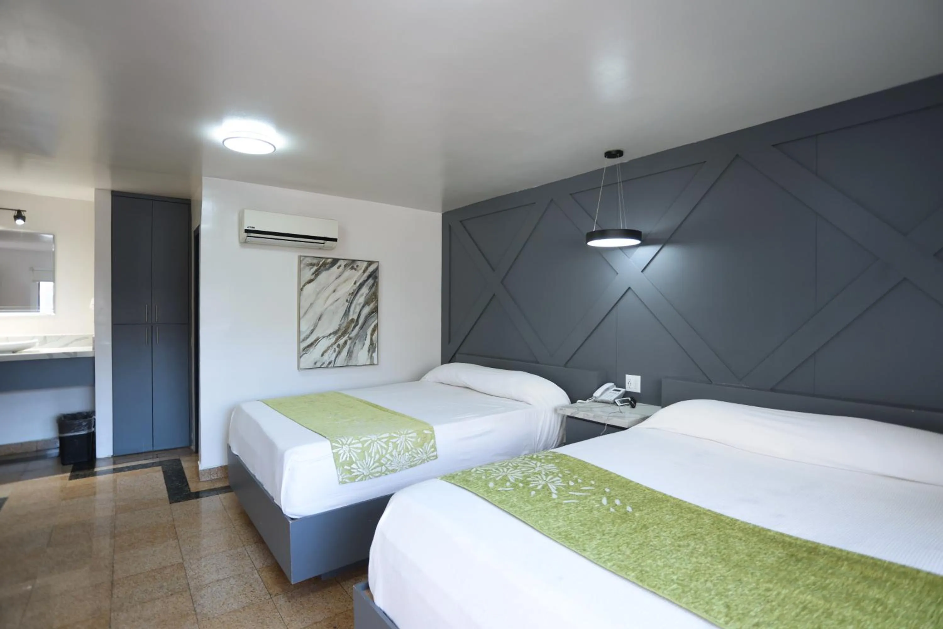 Bed in Hotel Aqua Rio