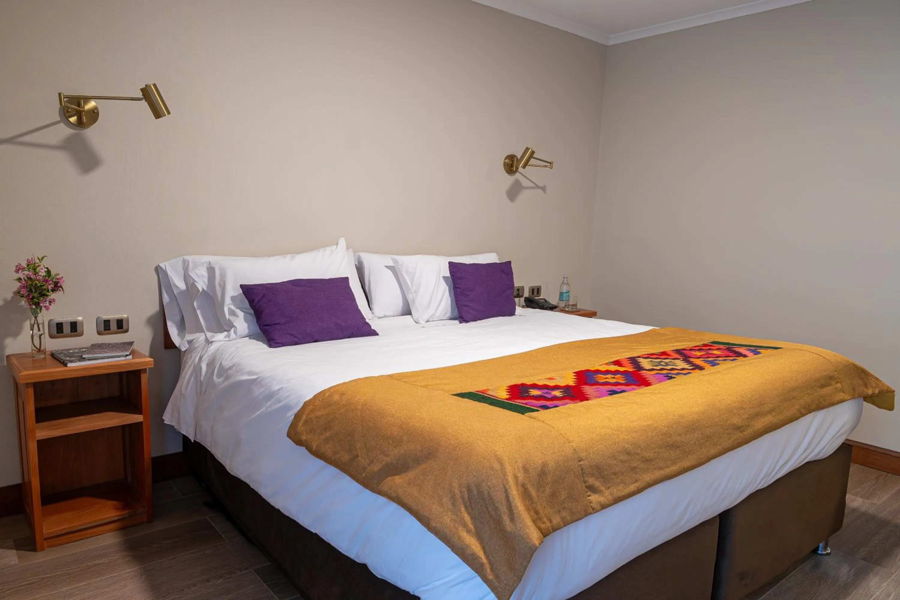 Photo of the whole room, Bed in Hotel Madero Talca