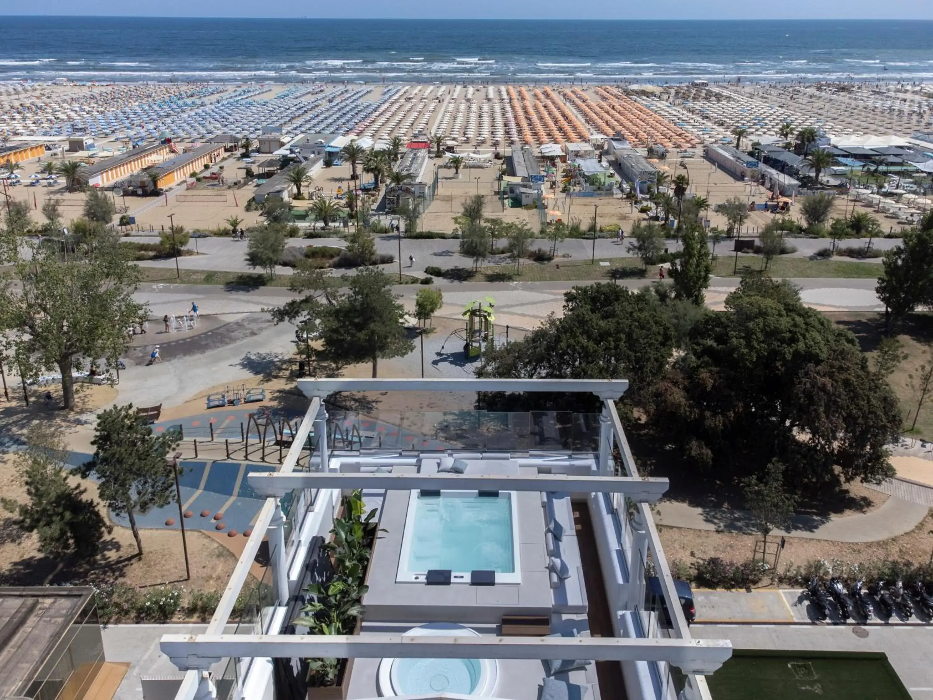 Bird's eye view in Hotel De Londres Bird's eye view in Hotel De Londres