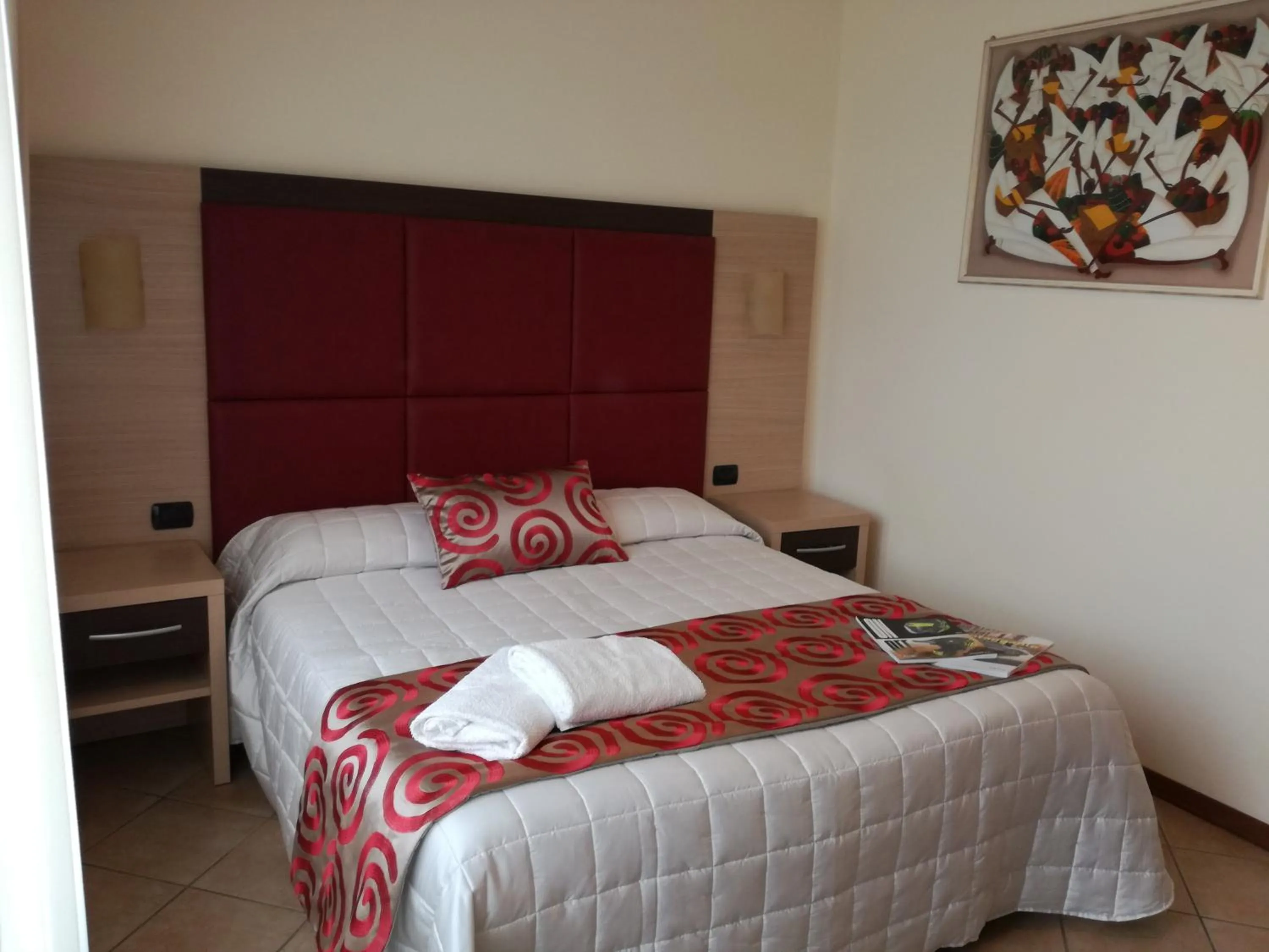 Balcony/Terrace, Bed in Hotel Playa