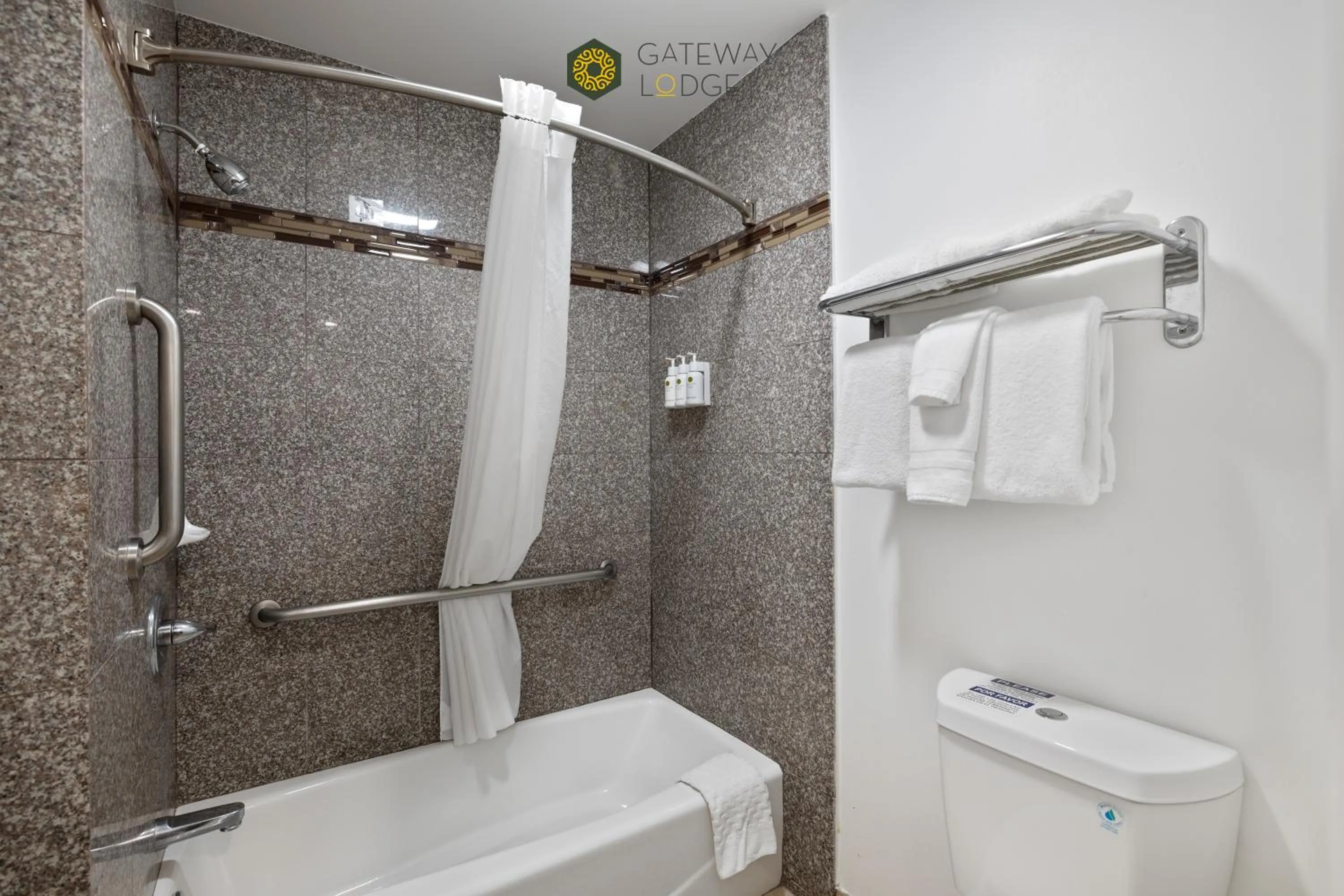 Shower in Gateway Lodge