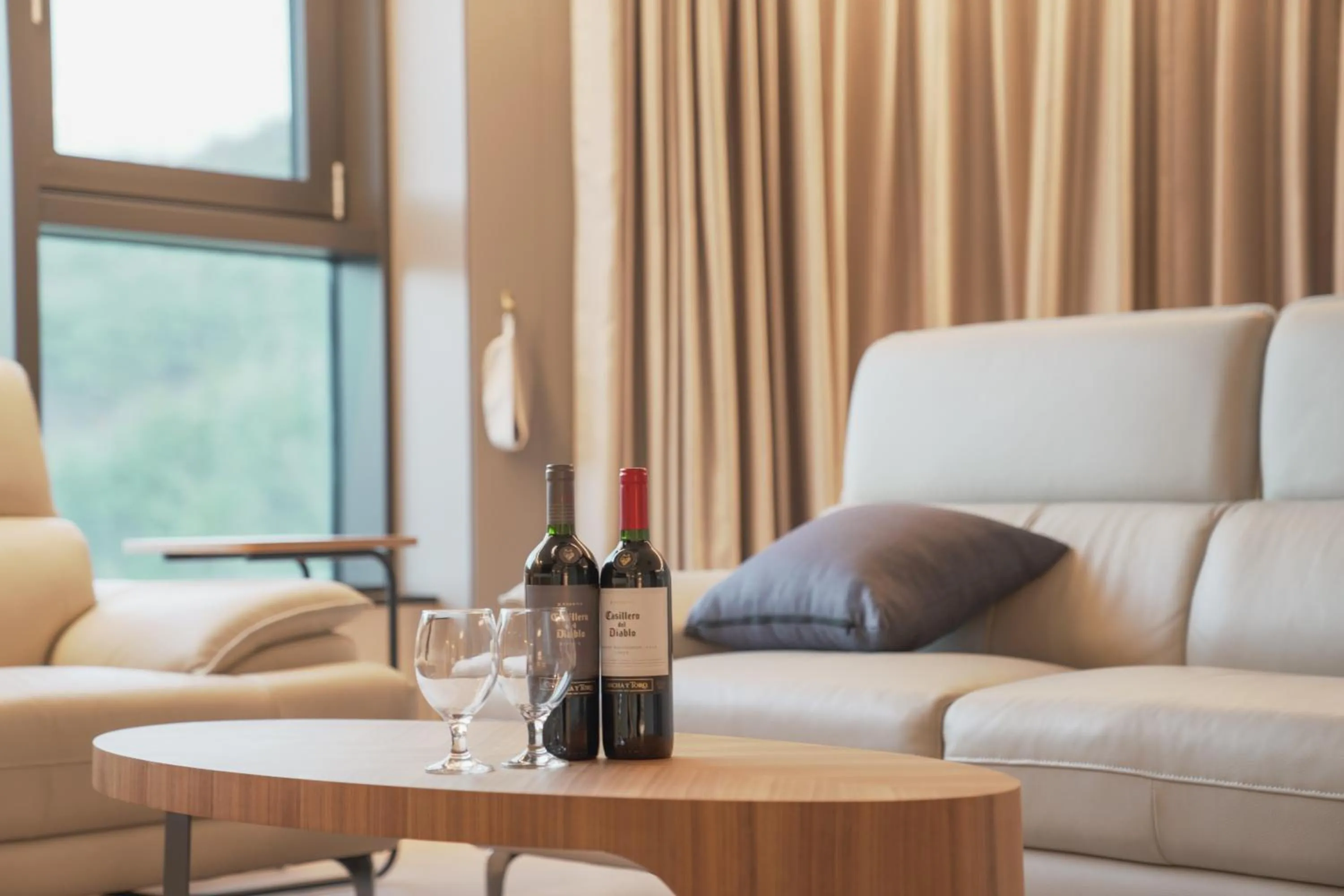 Living room in Sancheong Korean Medicine Family Hotel