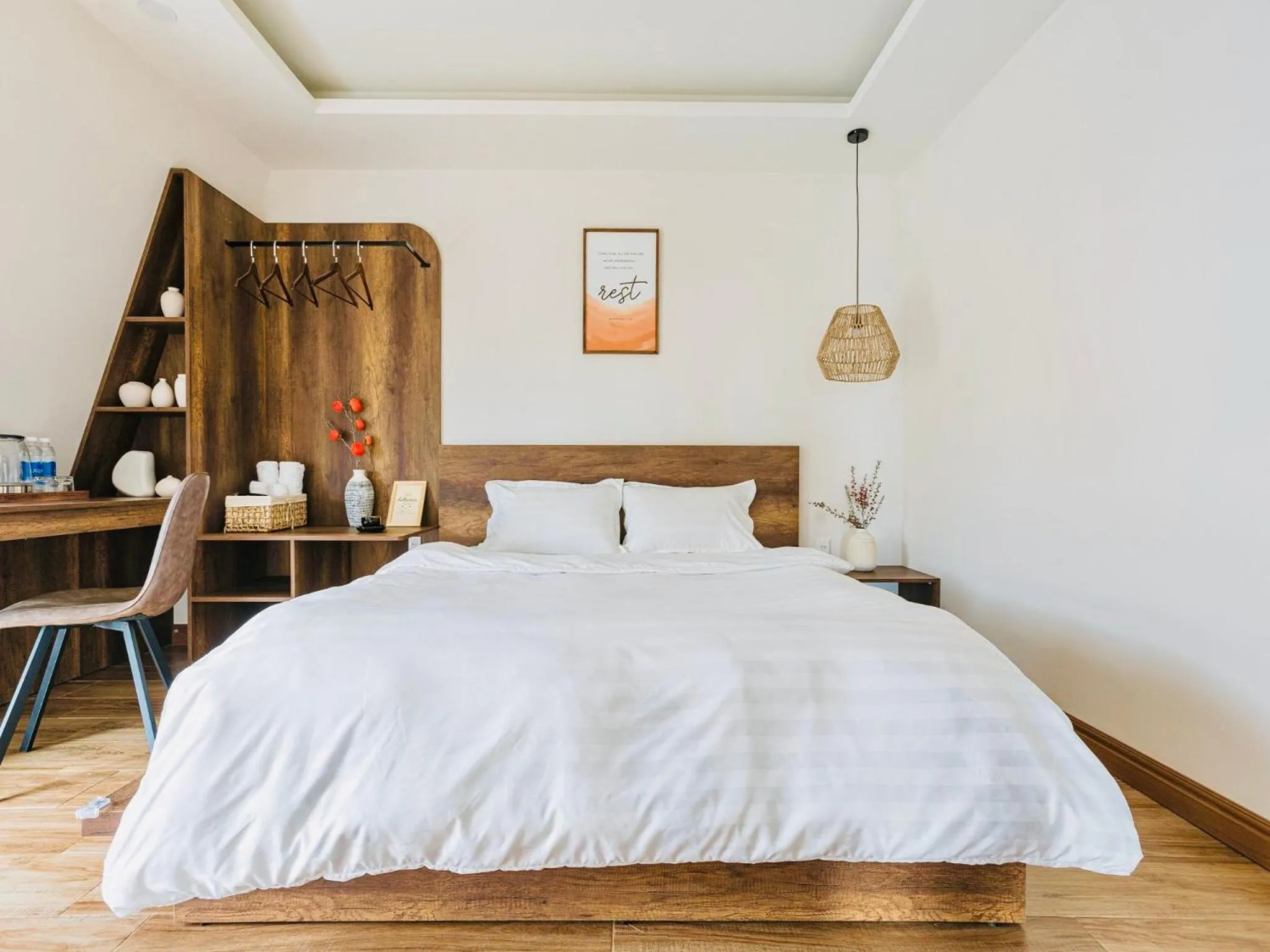 Bed in Đá Góc Nhà Boutique Hotel