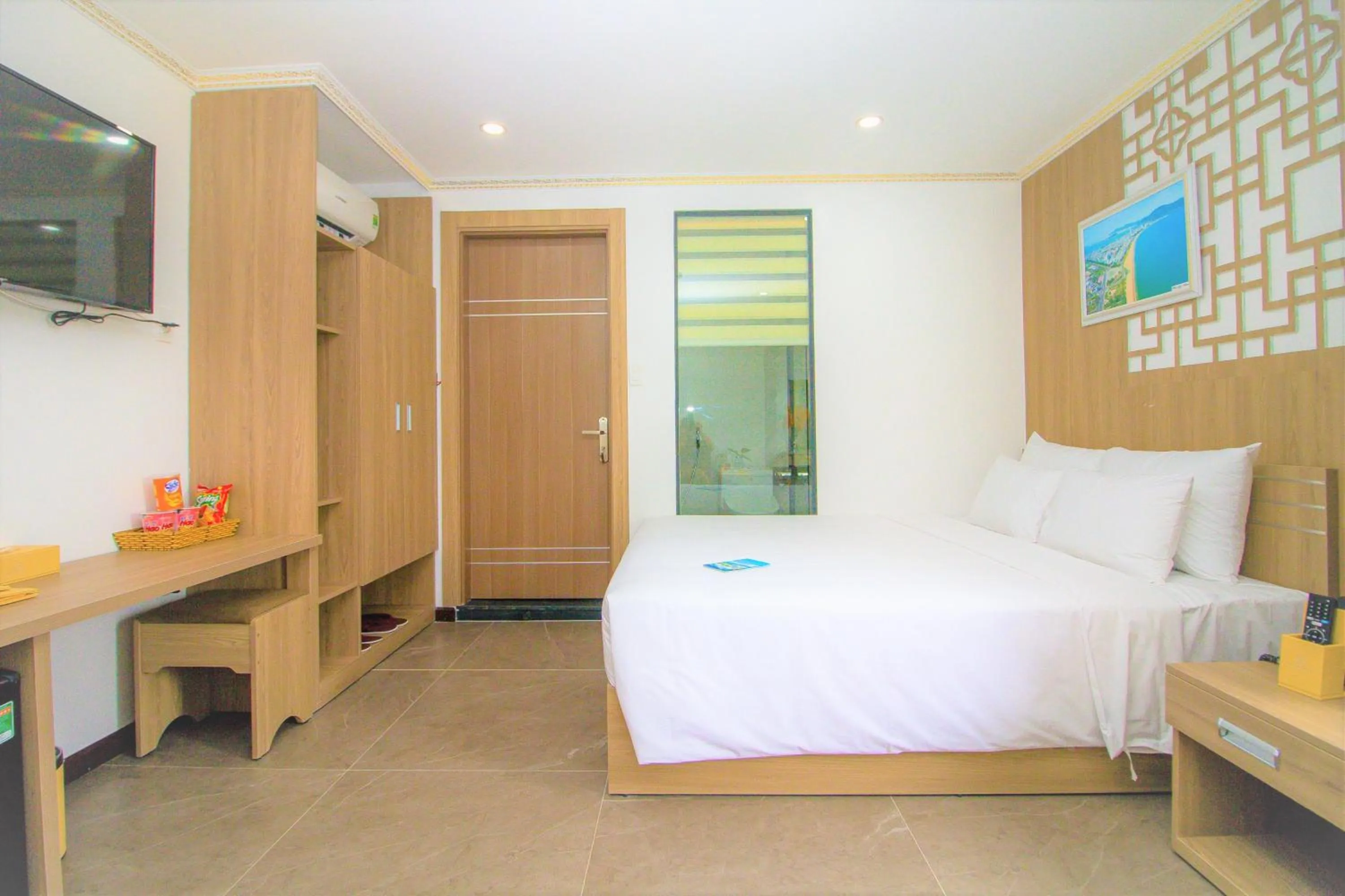 Bed in Pearl Beach Hotel Quy Nhon