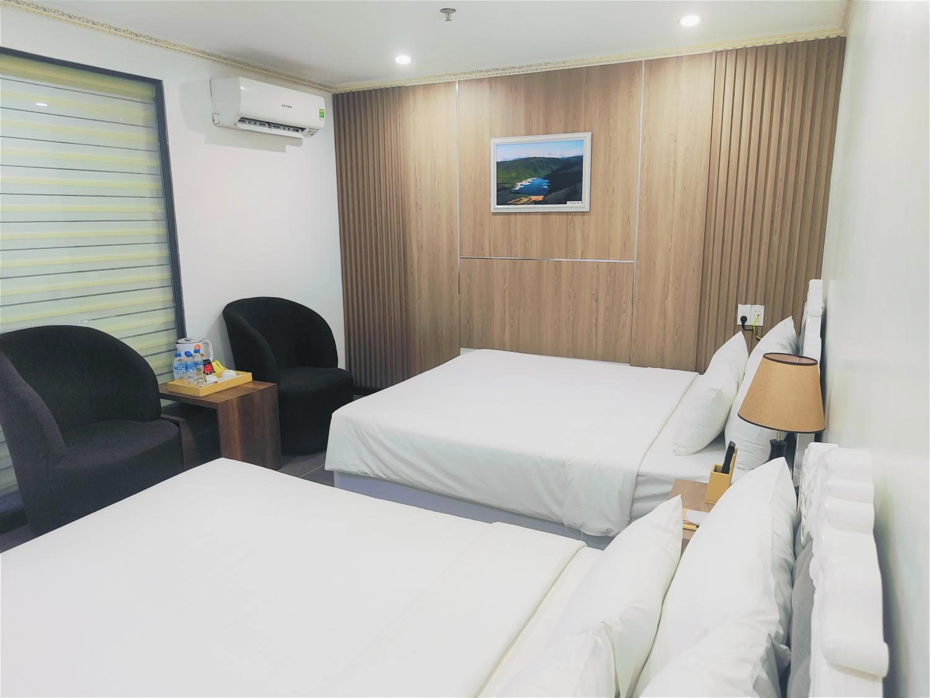 Bed in Pearl Beach Hotel Quy Nhon