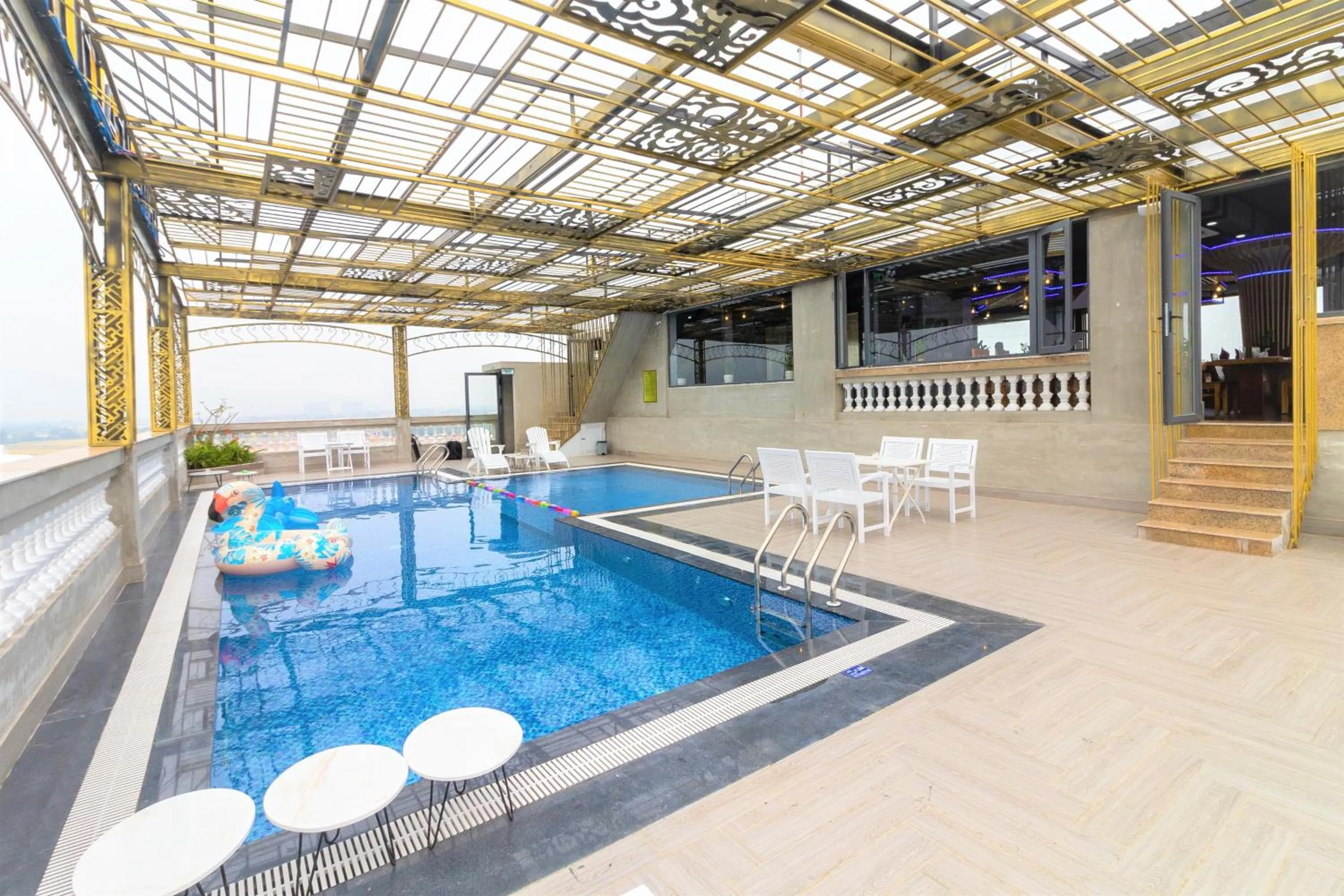 Pool view in Pearl Beach Hotel Quy Nhon