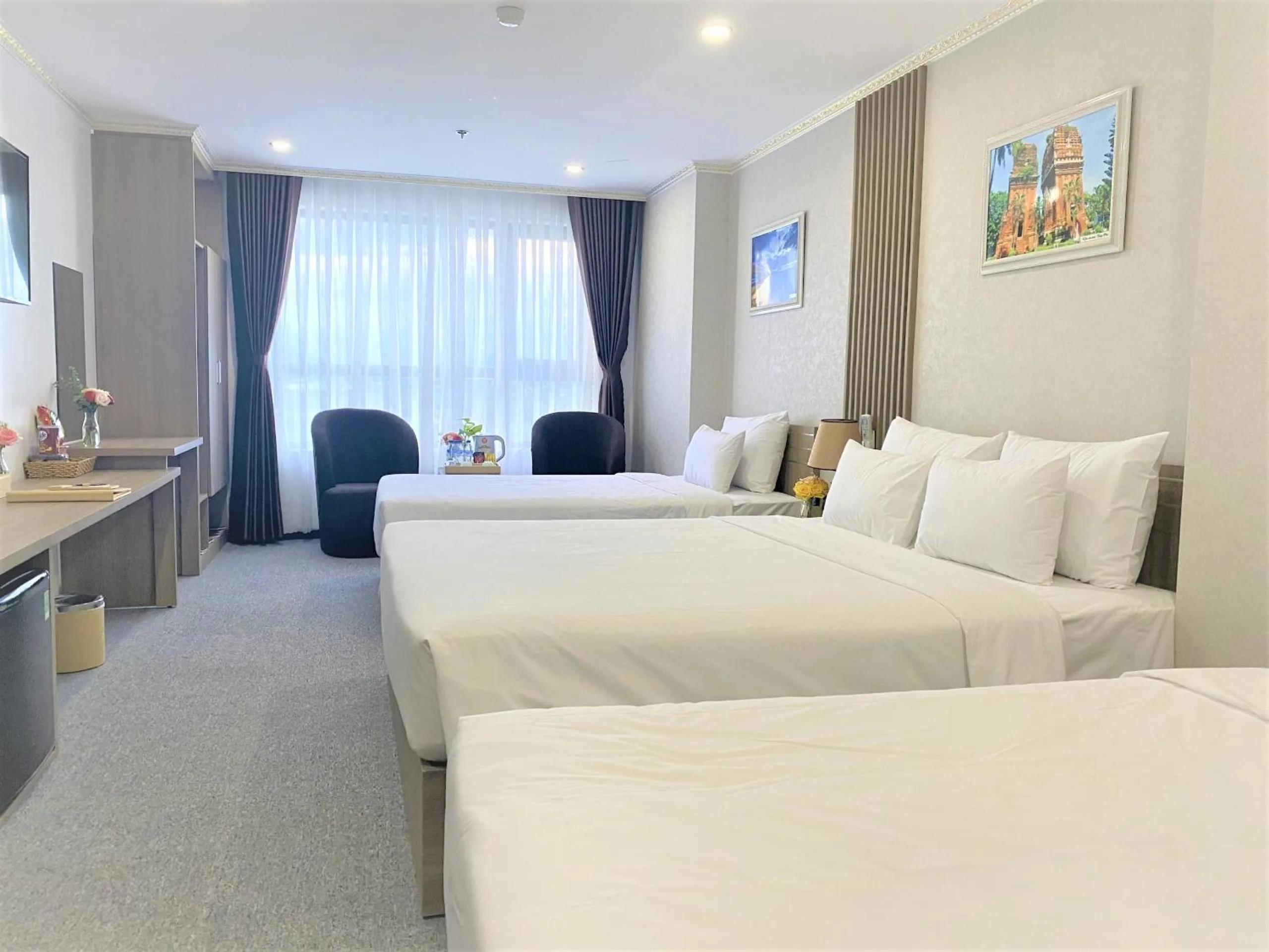 Bedroom, Bed in Pearl Beach Hotel Quy Nhon