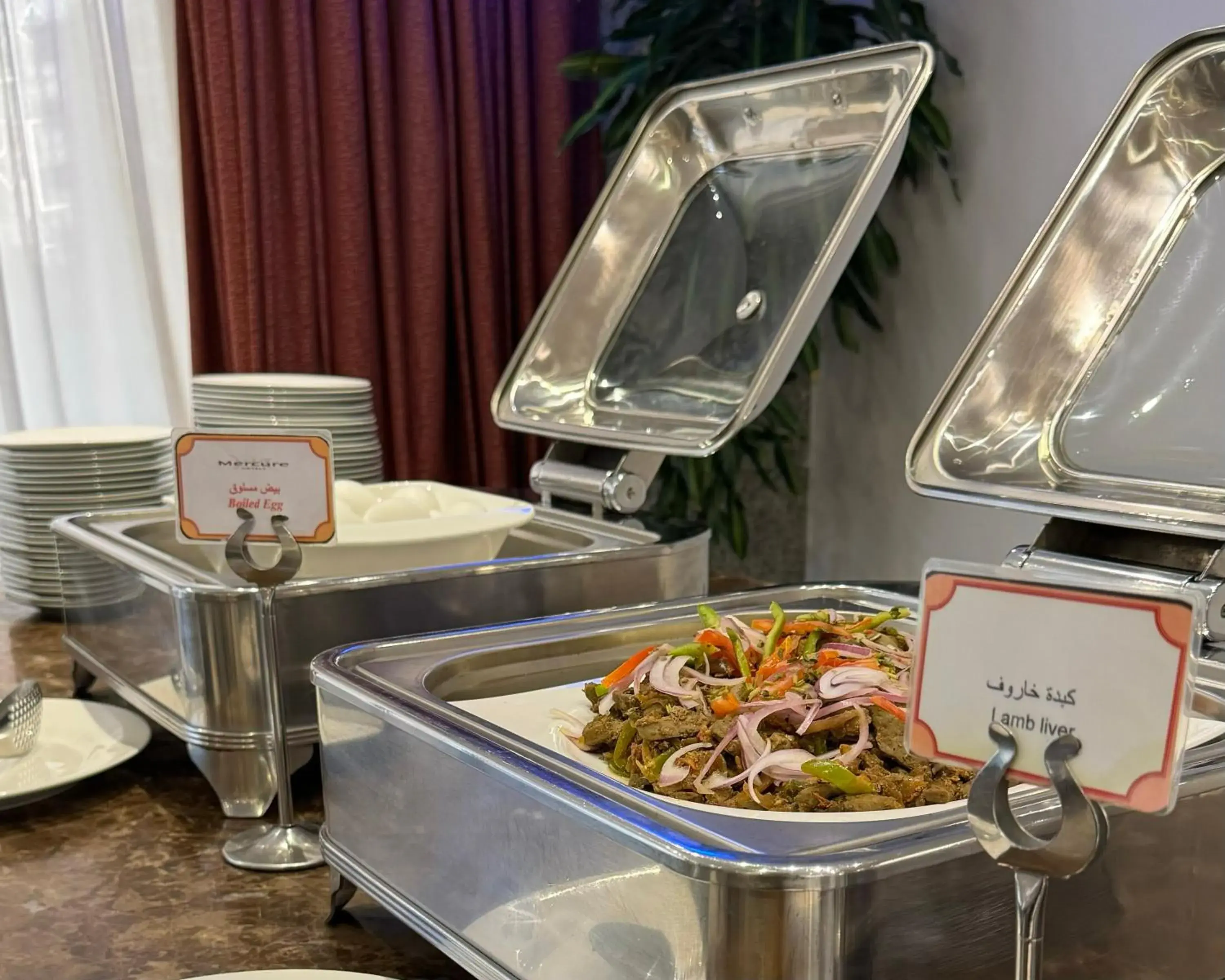 Buffet breakfast in Merkure Jeddah Al Hamraa Hotel Buffet breakfast in Merkure Jeddah Al Hamraa Hotel