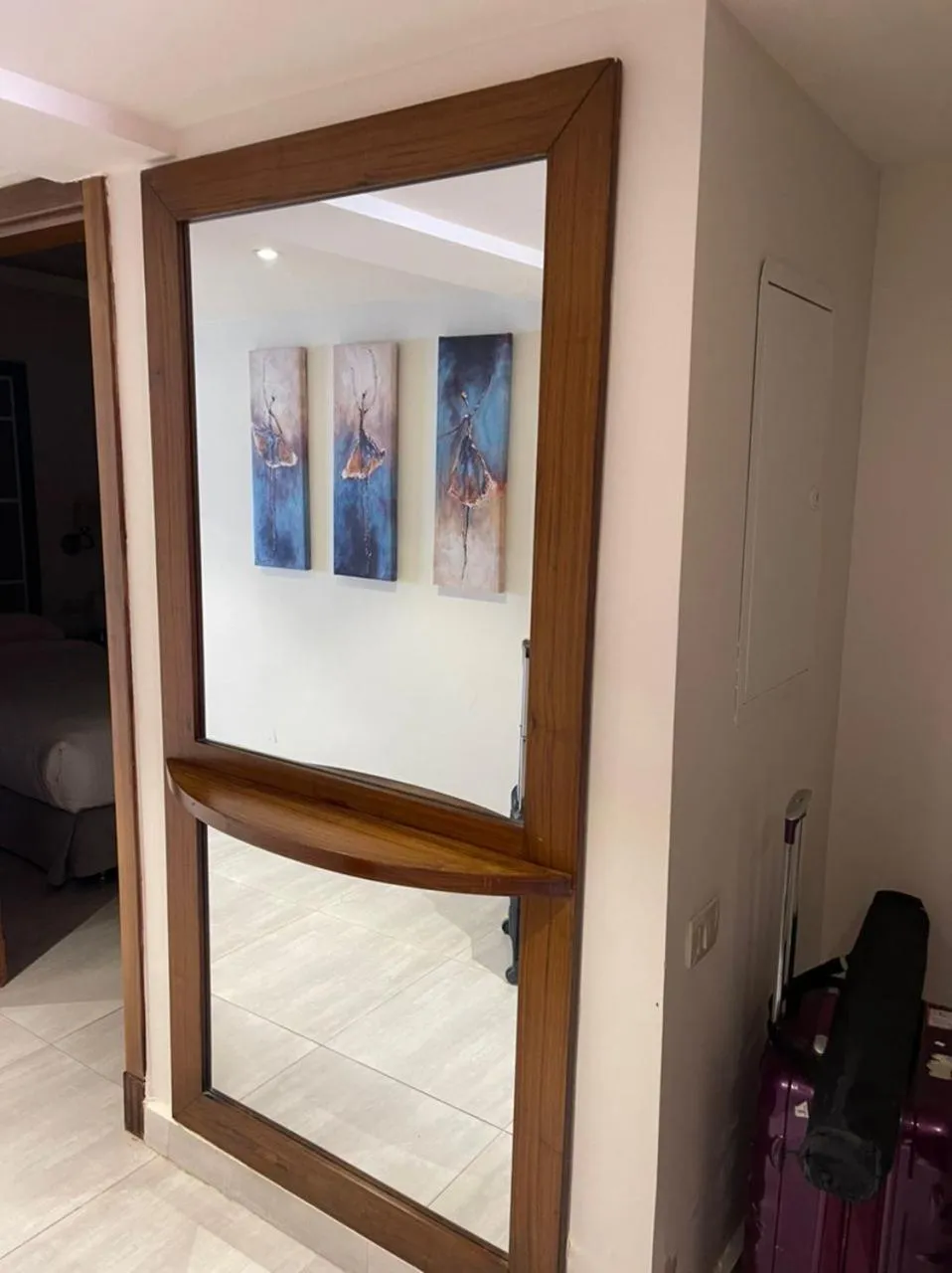 Bed in Amazing sea view Penthouse Apartment in Pyramids Porto El-Sokhna