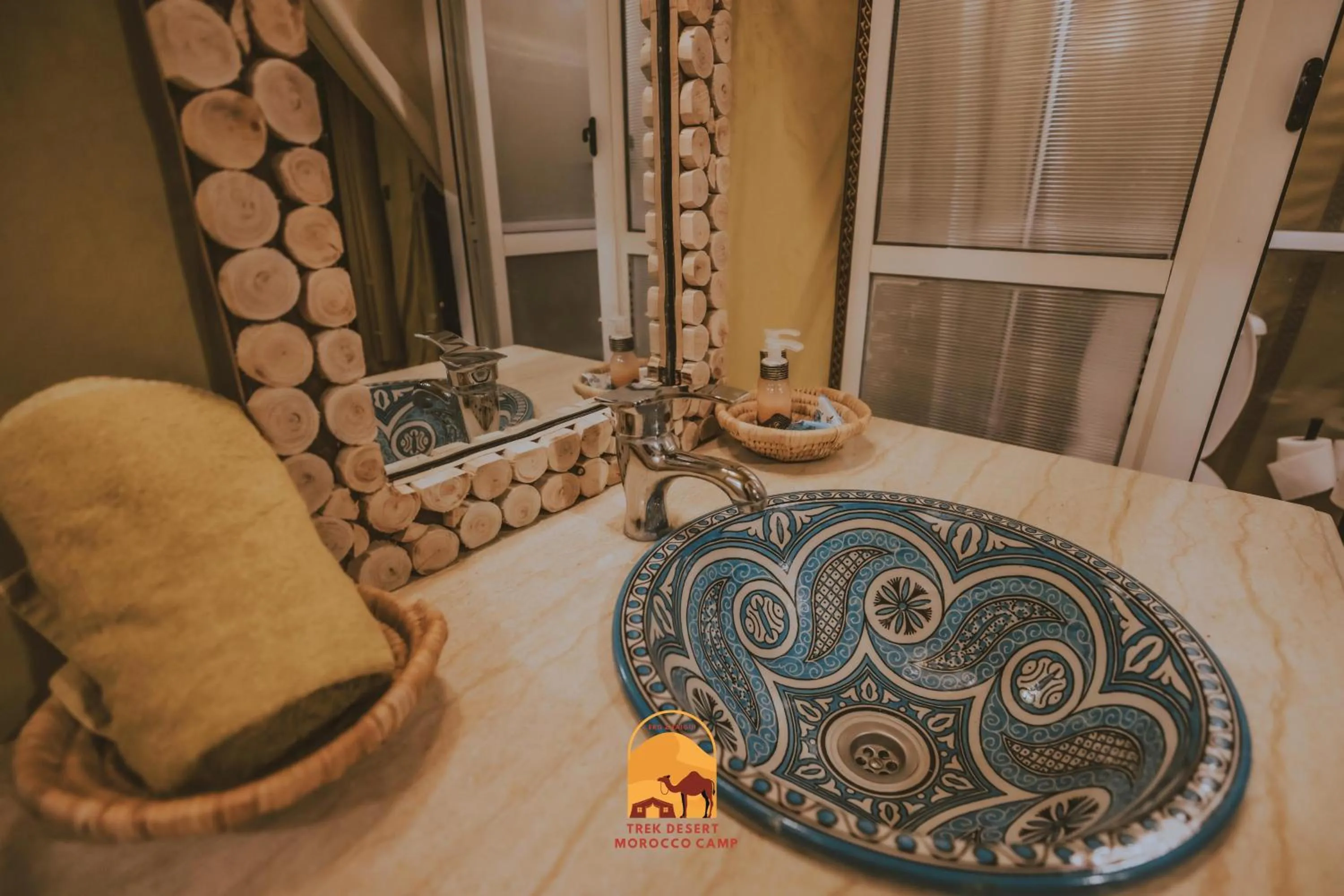 Living room in Trek desert Morocco Sarl